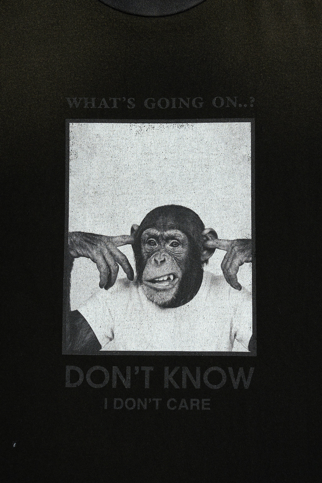 STU - Monkey T-shirt (Black) product image 13 | TRAB K-Fashion Australia