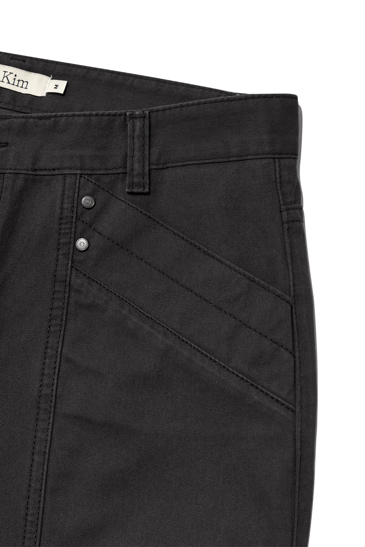 Matin Kim - Semi Slimfit Bermuda Pants (Charcoal) product image 4 | TRAB K-Fashion Australia