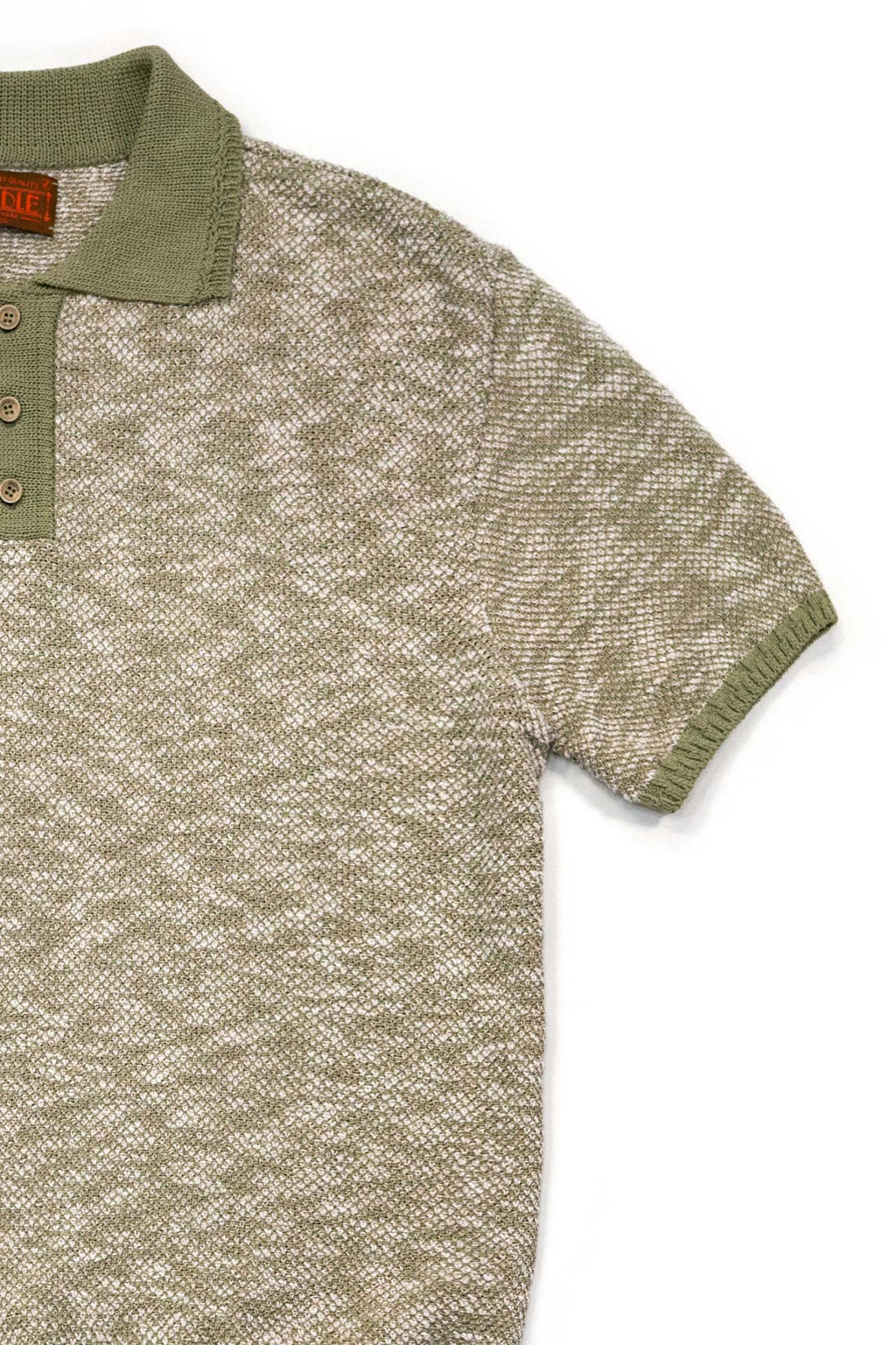 Ioedle - Lake Reflection Collared Short Sleeve Knit (Green) product image 3 | TRAB K-Fashion Australia