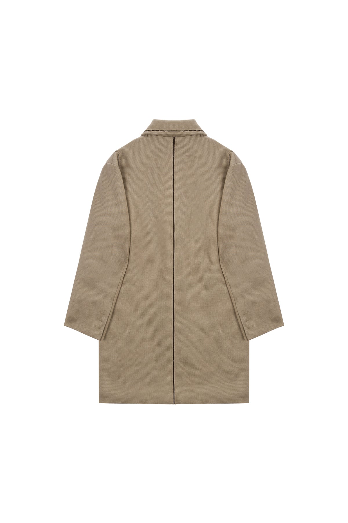 Matin Kim - Drop Shoulder Long Double Jacket (Beige) product image 2 | TRAB K-Fashion Australia