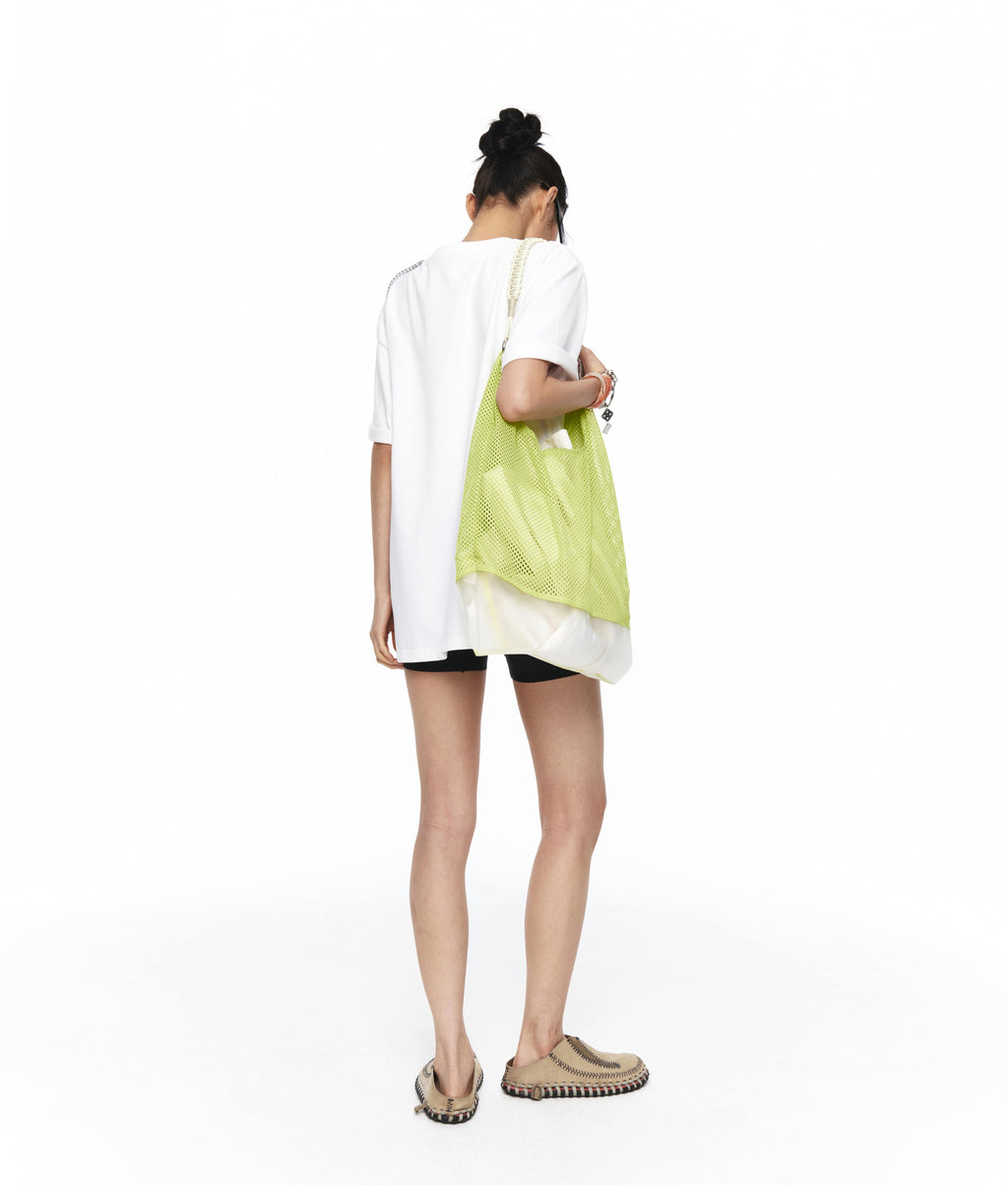 XLIM - Ep.7 01 Synopsis Mesh Bag (Lime) product image 10 | TRAB K-Fashion Australia