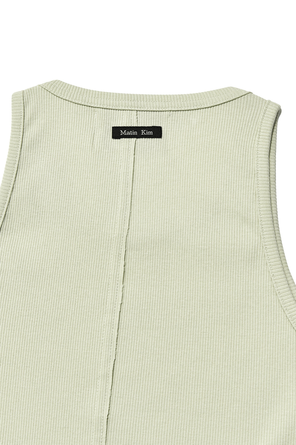 Matin Kim - Vintage Logo Printing Sleeveless Top (Light Green) product image 4 | TRAB K-Fashion Australia
