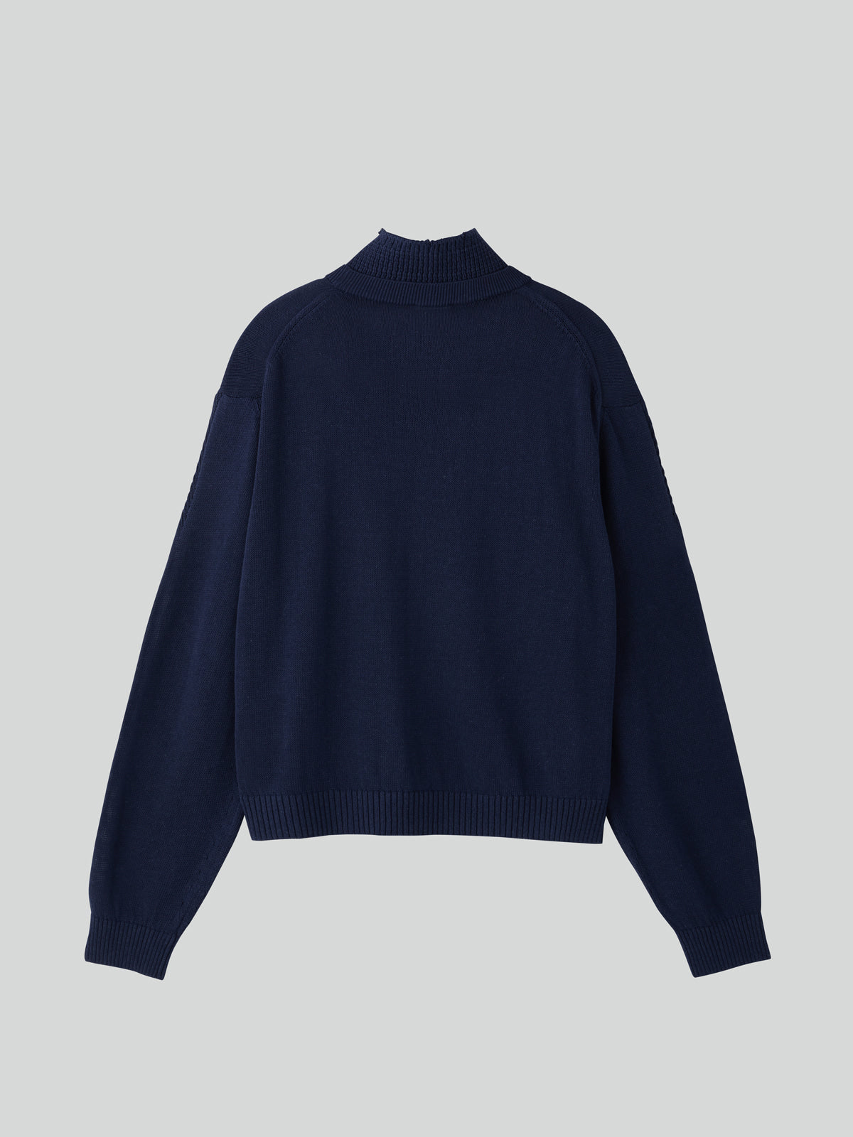 Recto - Waffle Collar Knit Top (Purple Blue) product image 2 | TRAB K-Fashion Australia