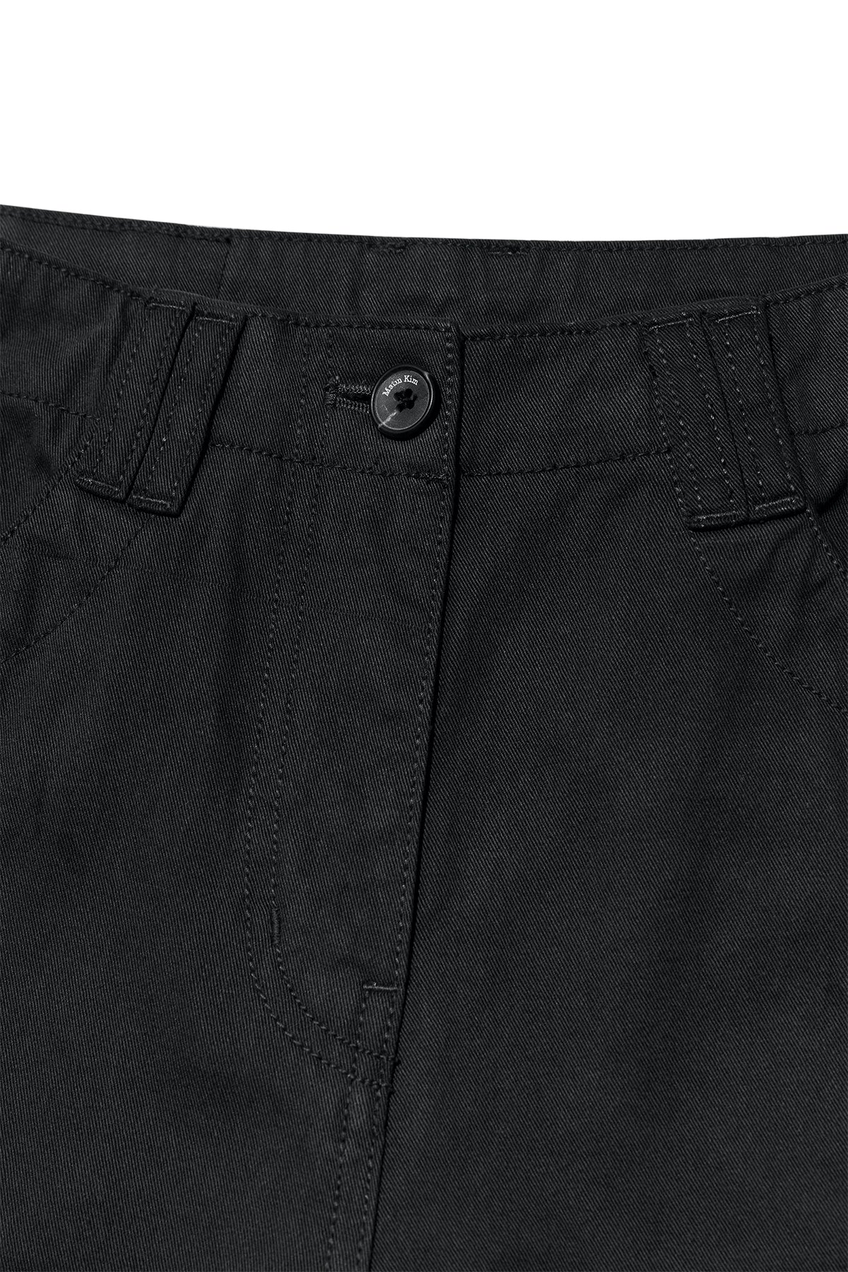 Matin Kim - Washed Cotton Cargo Pants (Charcoal) product image 5 | TRAB K-Fashion Australia