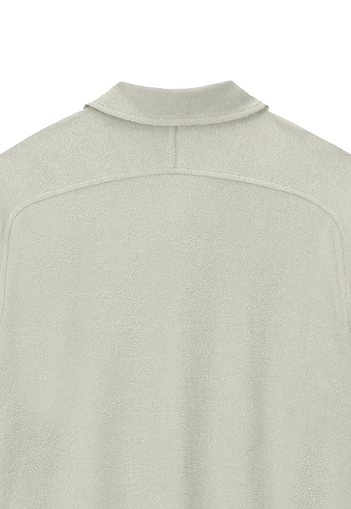 Art if acts - Terry Half Zip-up Shirt (Light Grey) product image 10 | TRAB K-Fashion Australia