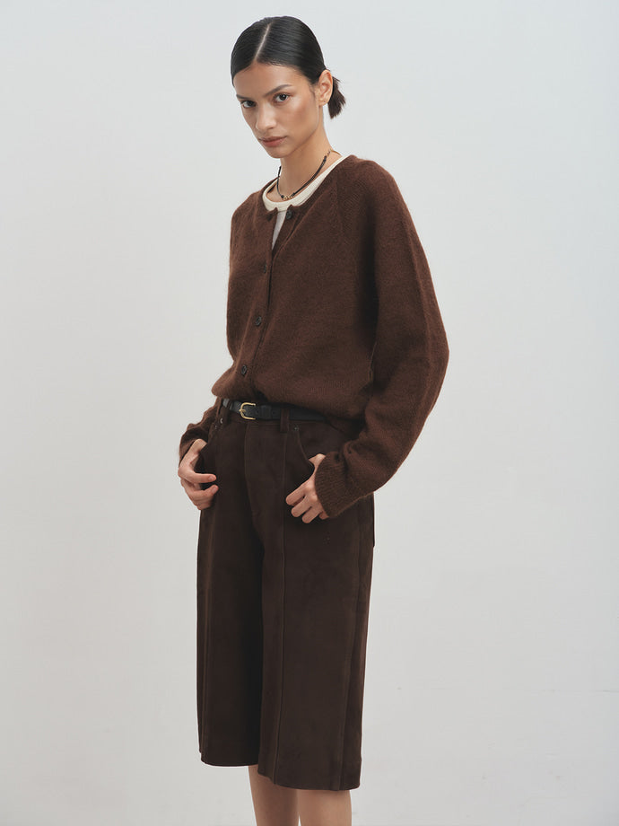 Tonywack - Mohair Raglan Cardigan (Brown) product image 6 | TRAB K-Fashion Australia