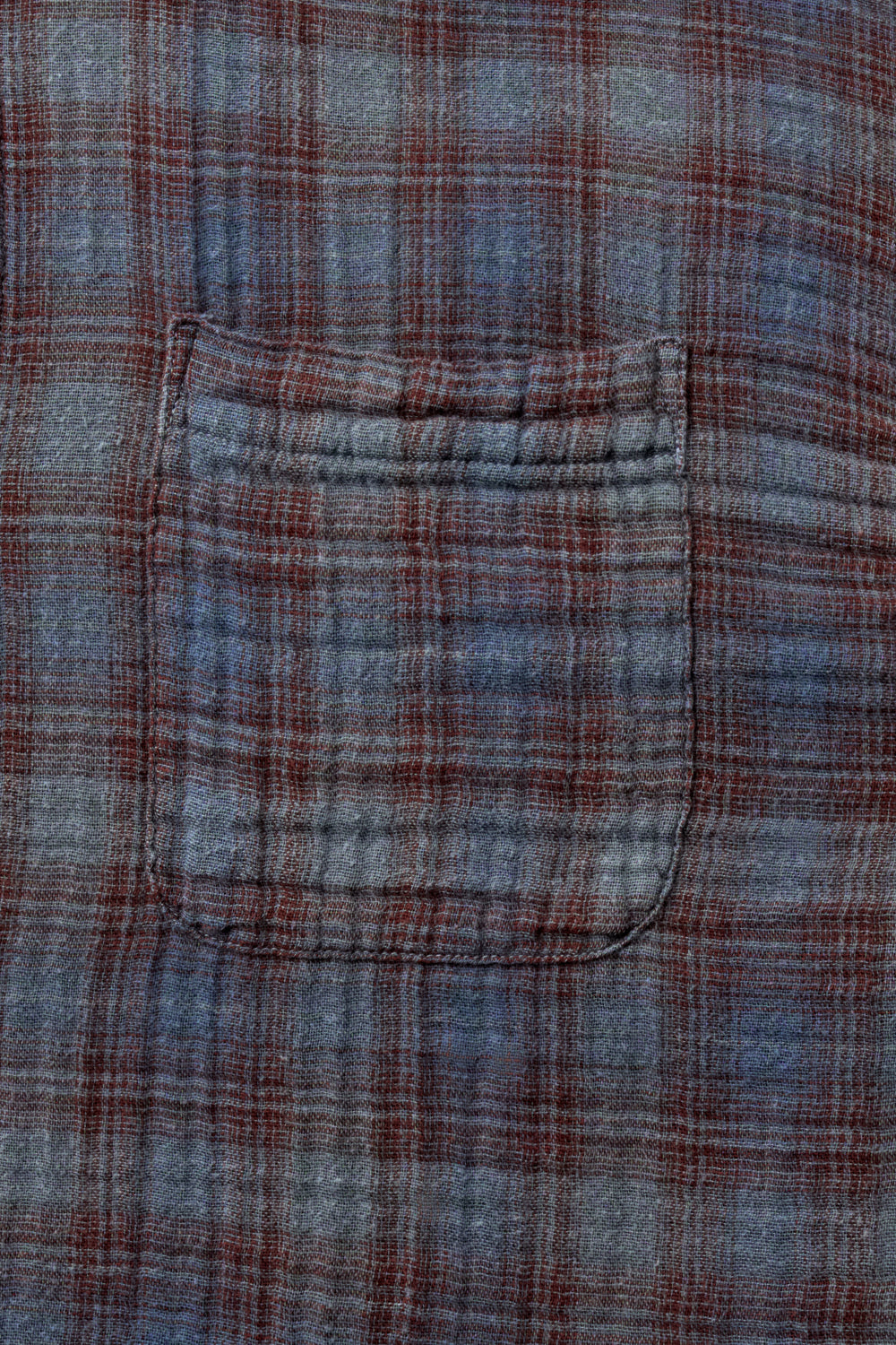 Hatchingroom - Double Face Shirt (Over Dyed Blue/Red) product image 5 | TRAB K-Fashion Australia