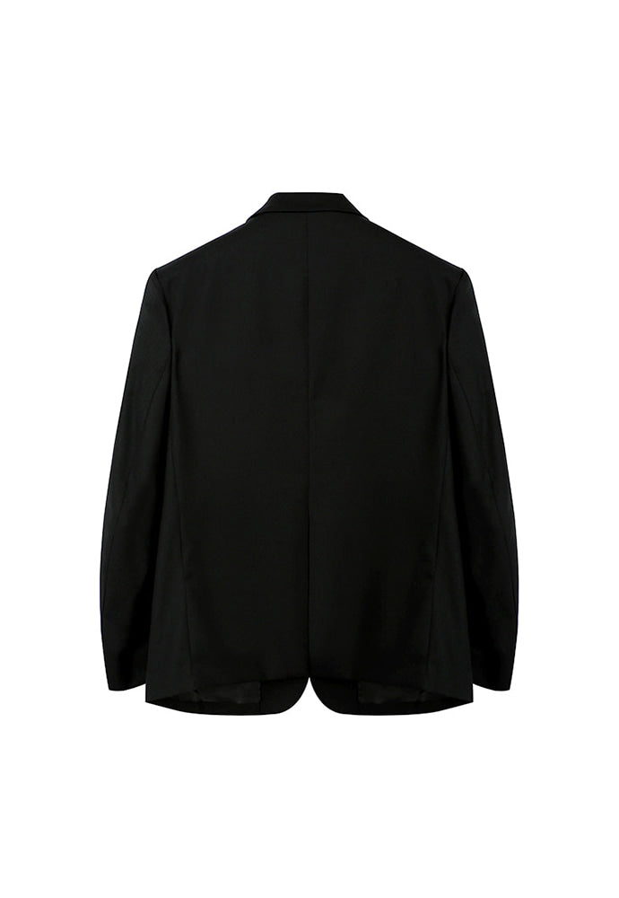 Tonywack - Crudo 3-Button Single Blazer (Black) product image 6 | TRAB K-Fashion Australia