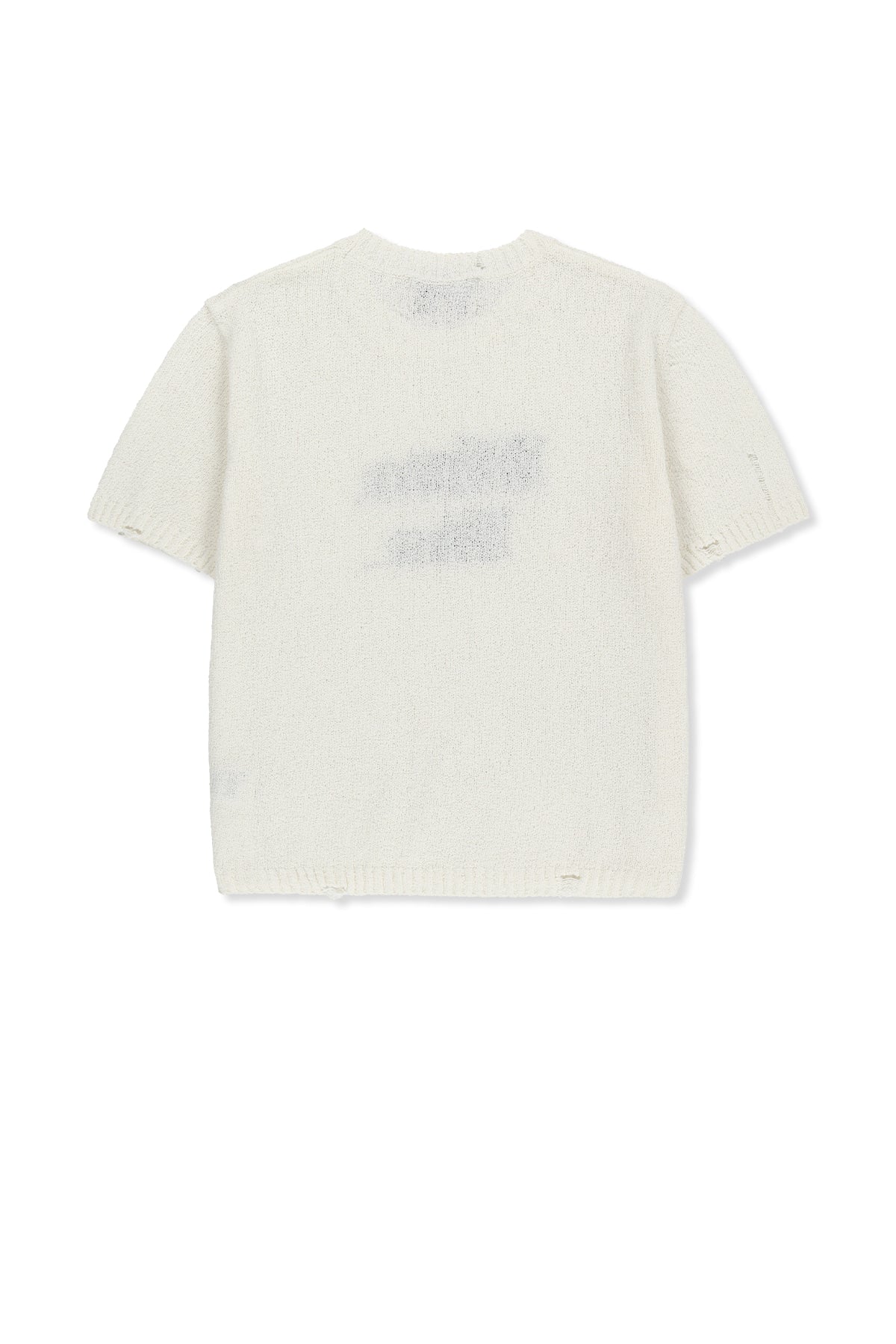 Matin Kim - Half Sleeve Logo Pullover (White) product image 2 | TRAB K-Fashion Australia