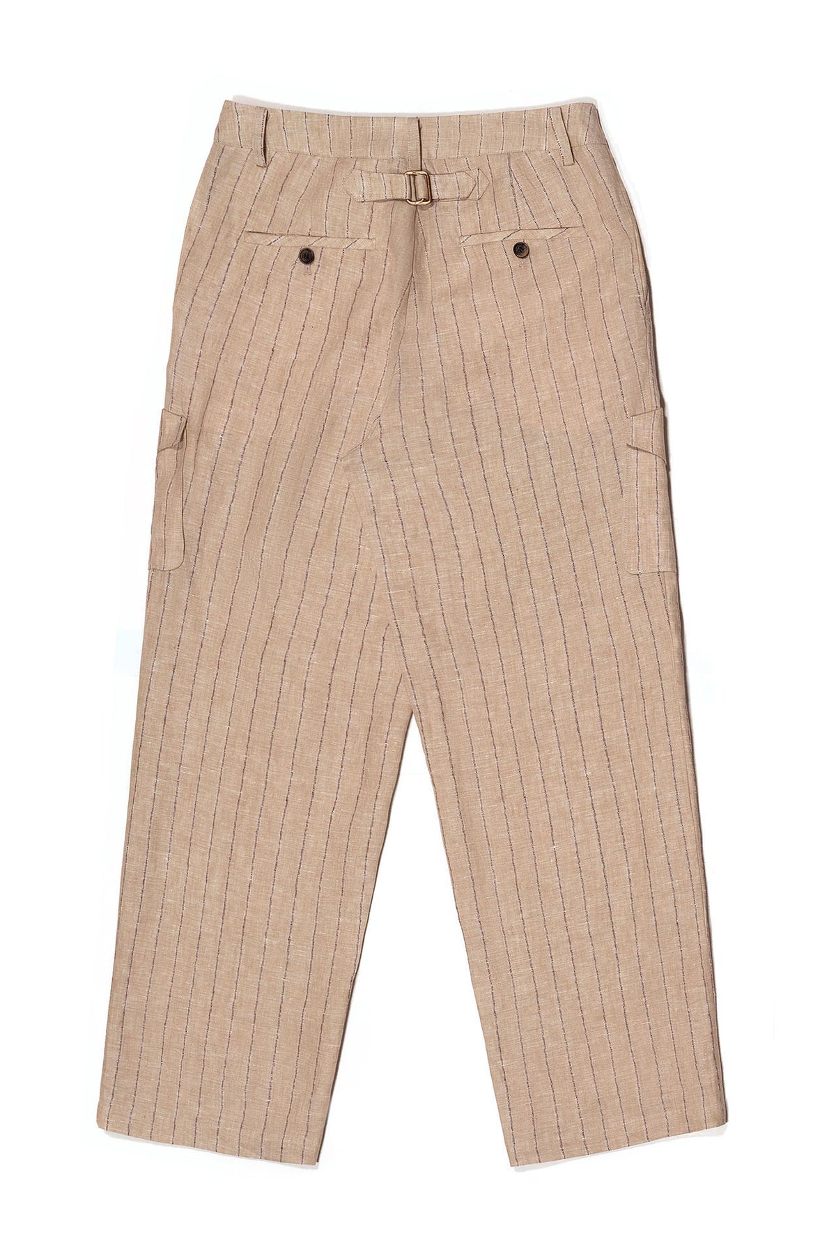 Ioedle - Linen Cargo Pants (Beige) product image 3 | TRAB K-Fashion Australia