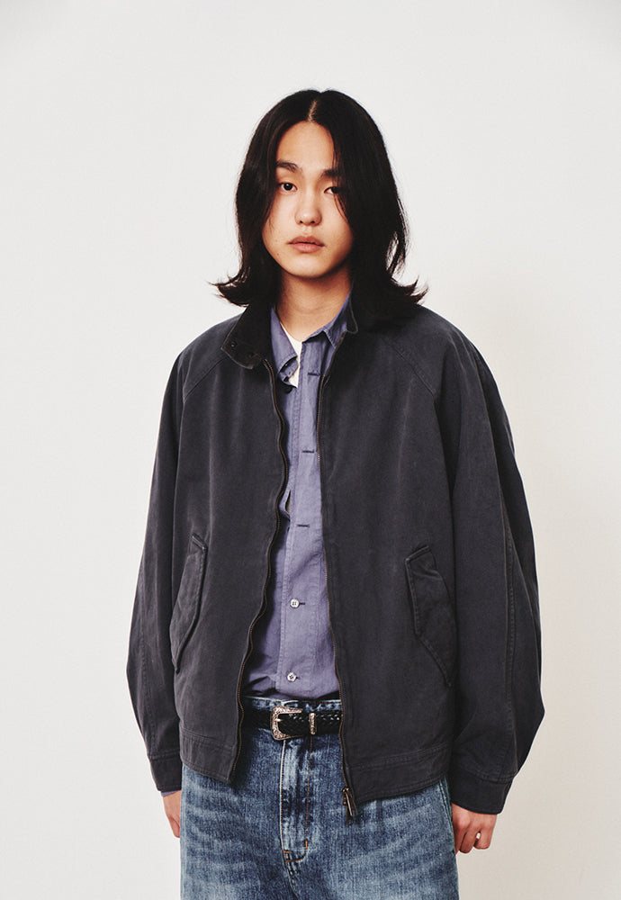 Art if acts - Garment Washed Harrington Jacket (Faded Charcoal) product image 6 | TRAB K-Fashion Australia
