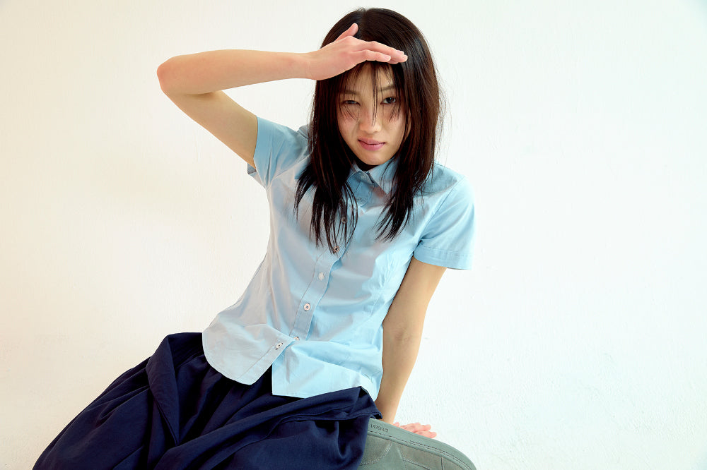 Coyseio - Nana Half Shirt (Sky Blue) product image 7 | TRAB K-Fashion Australia