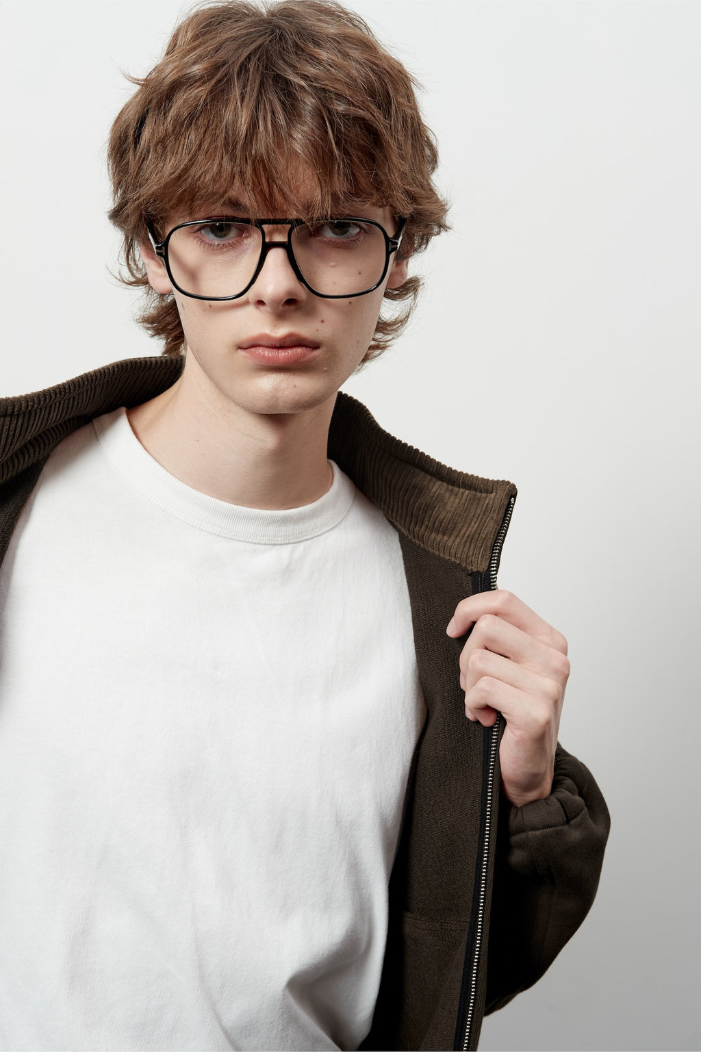 Stu - French Terry Jacket (Brown) product image 15 | TRAB K-Fashion Australia