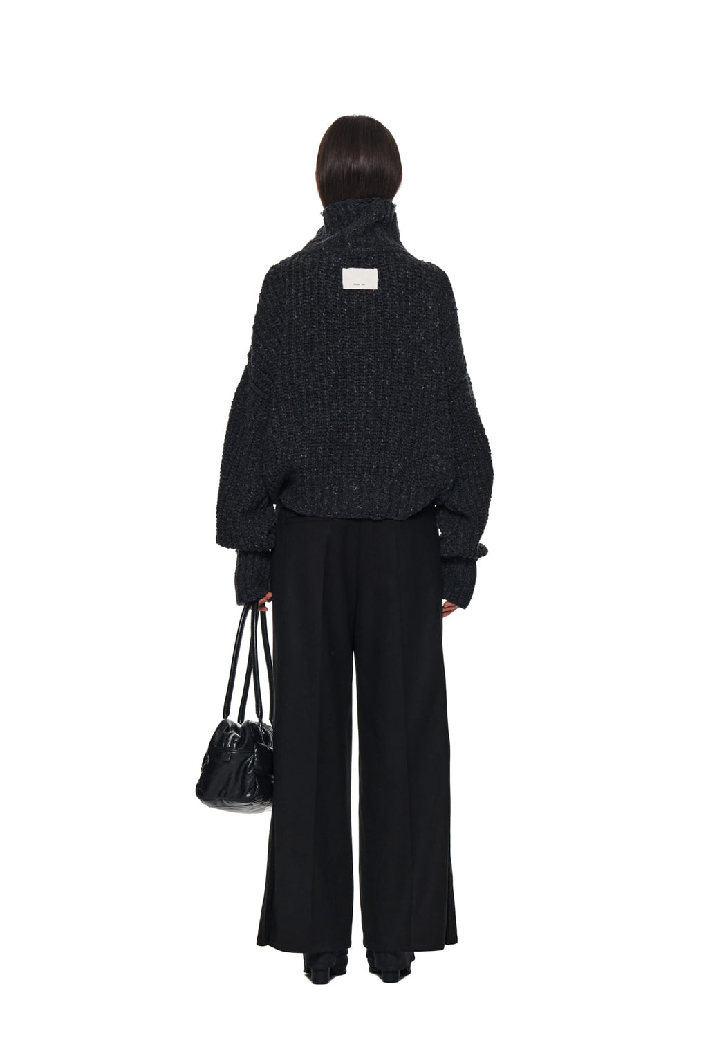 Matin Kim - Side Pleats Trouser (Black) product image 7 | TRAB K-Fashion Australia