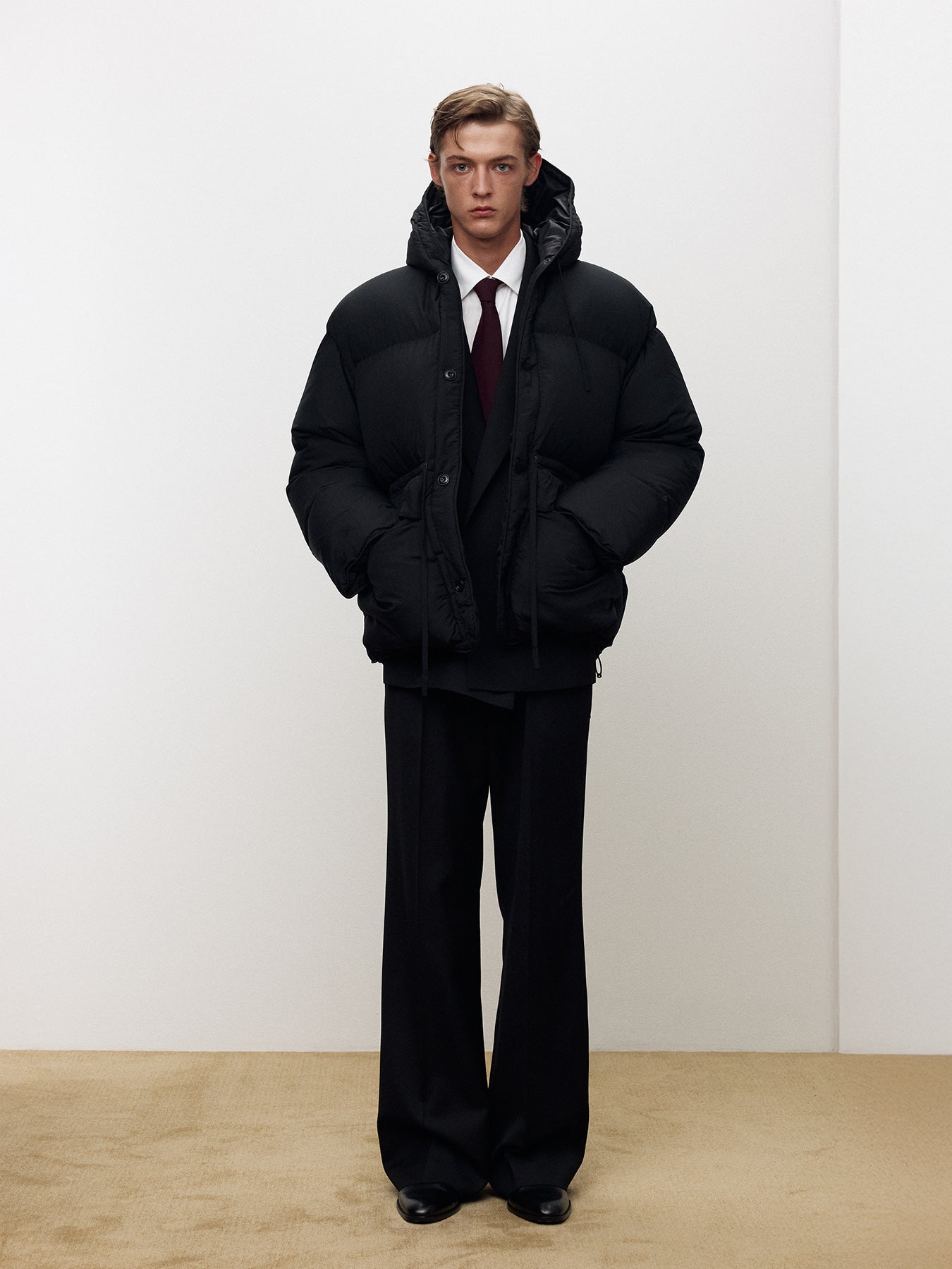 Tonywack - Super Light Down Puffer Jacket (Black) product image 2 | TRAB K-Fashion Australia
