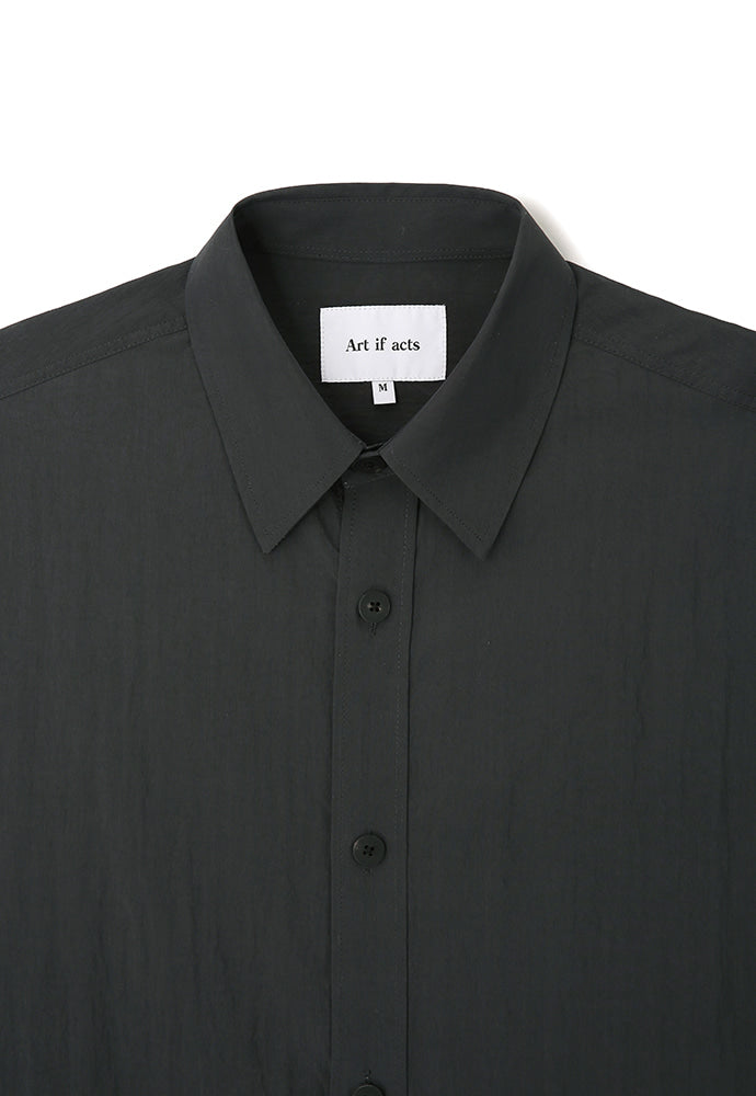 Art if acts - Two Pocket Half Shirt (Charcoal) product image 9 | TRAB K-Fashion Australia