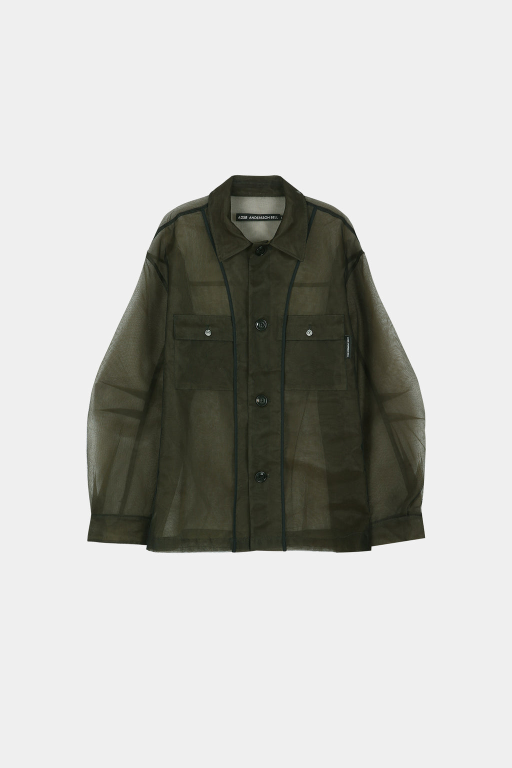 Andersson Bell - Karim Sheer Over Shirt (Brown) product image 10 | TRAB K-Fashion Australia