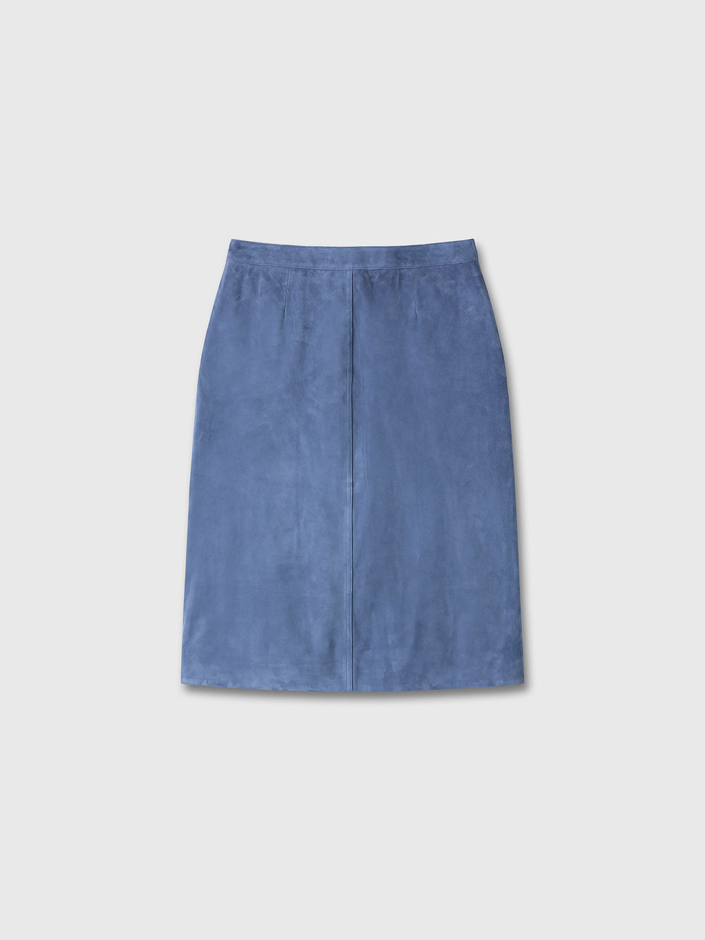 Tonywack - Goat Suede Wrap Skirt (Mid Blue) product image 9 | TRAB K-Fashion Australia