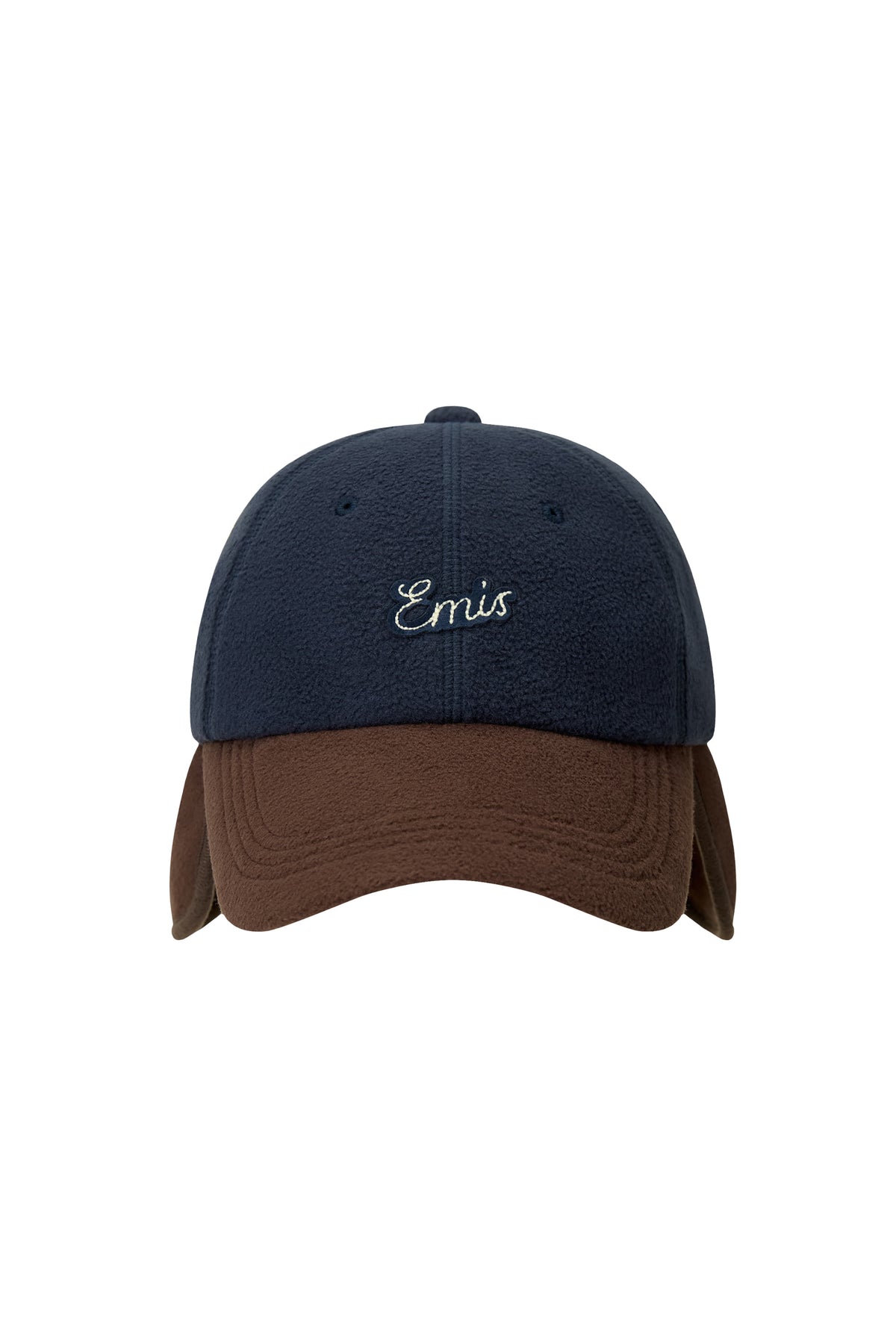 Emis - [10/27 pre-order delivery] Small Line Patch Fleece Ball Cap (Navy) product image 1 | TRAB K-Fashion Australia