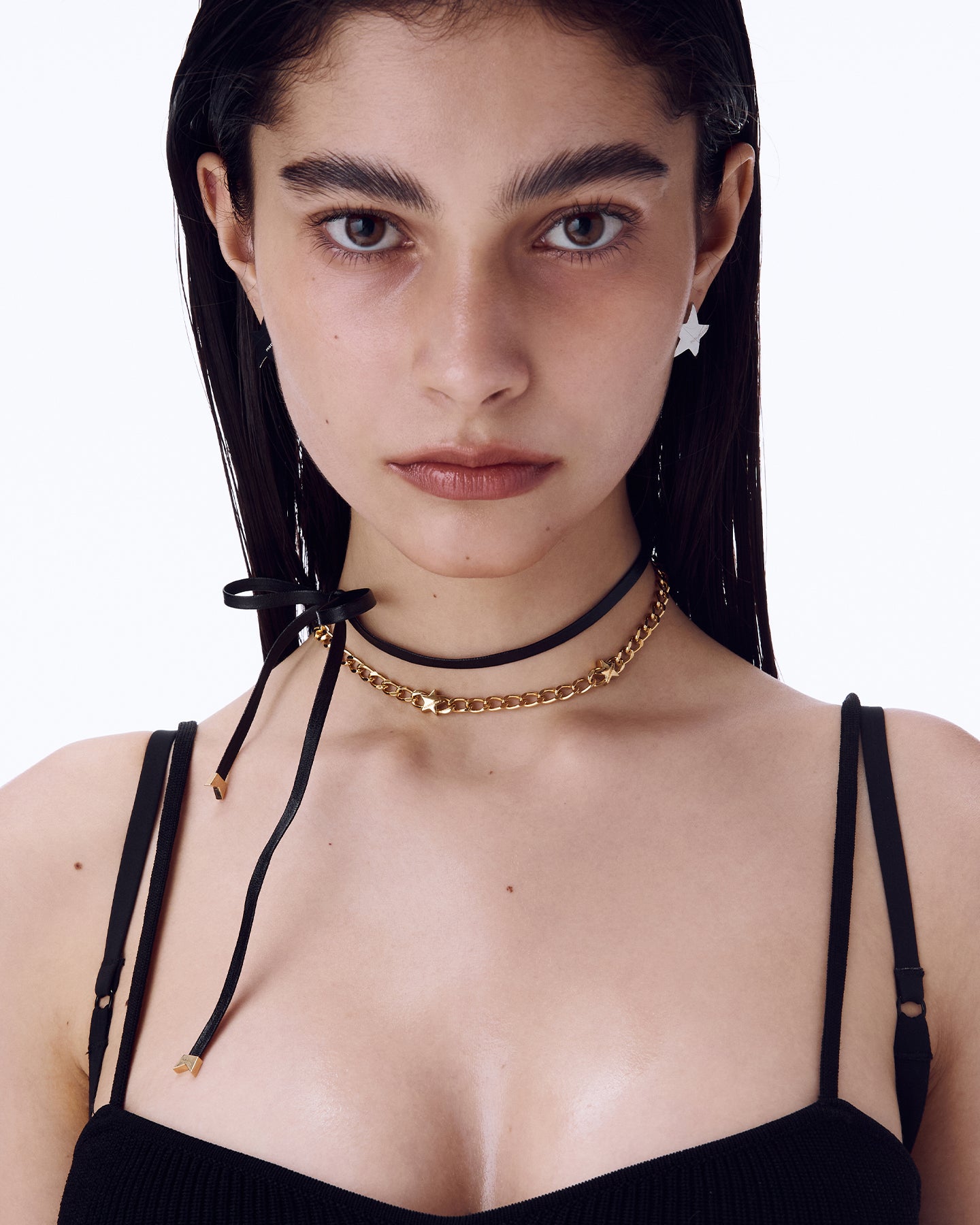Numbering - Triple Star Strap Necklace #5773 product image 1 | TRAB K-Fashion Australia