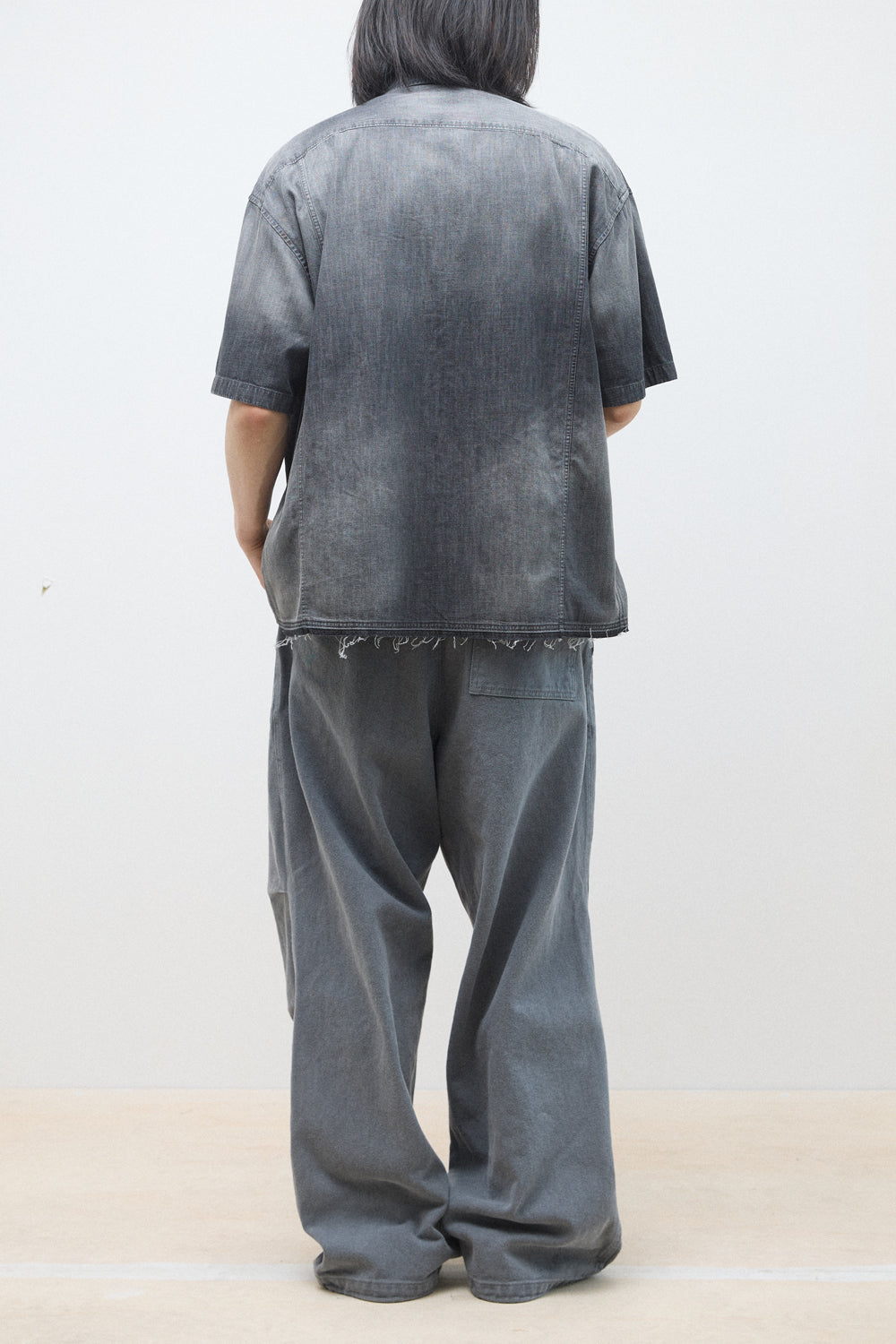 Hatchingroom - Over Shirt Denim (Grey) product image 11 | TRAB K-Fashion Australia