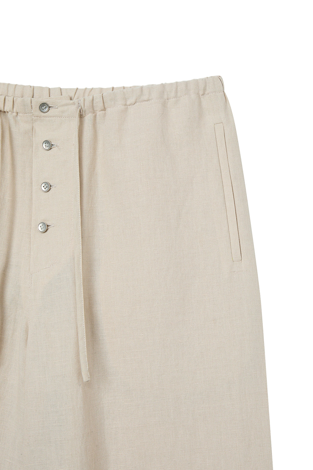 Deinet - Side Button Wide Pants (Beige) product image 13 | TRAB K-Fashion Australia