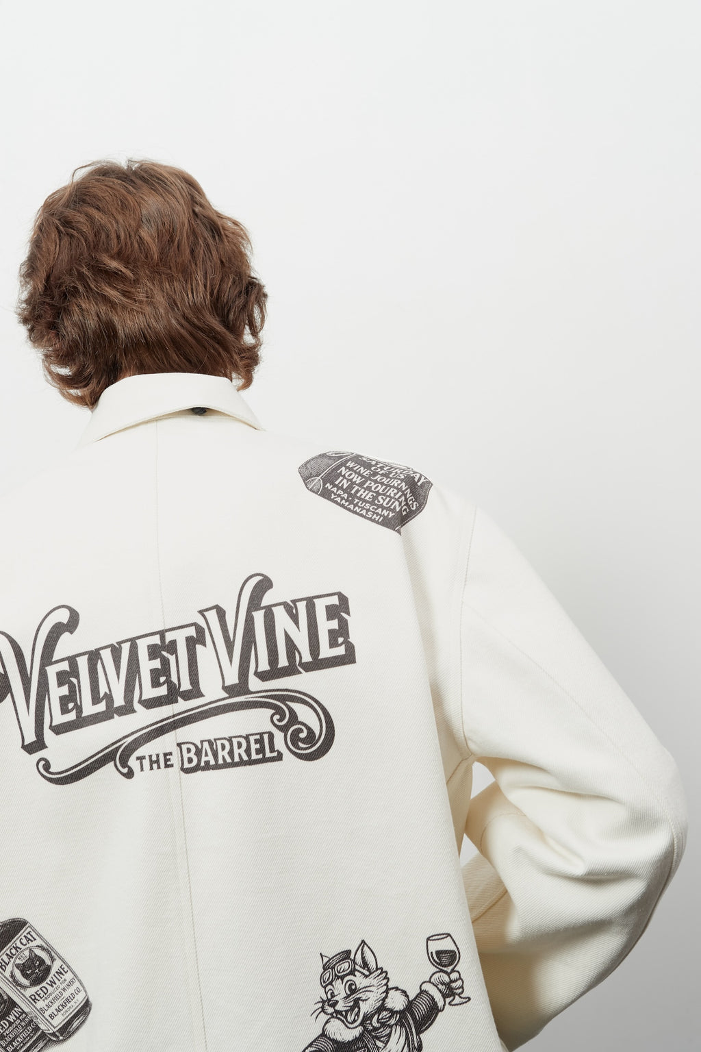 Stu - Printing Work Jacket (Cream) product image 14 | TRAB K-Fashion Australia