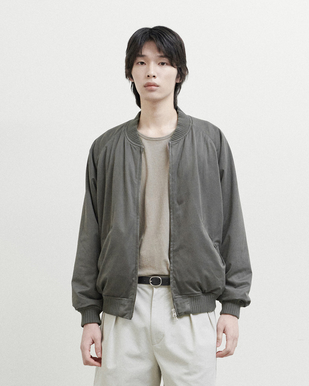 Brownyard - Vintage Souvenir Jacket (Olive Grey) product image 1 | TRAB K-Fashion Australia