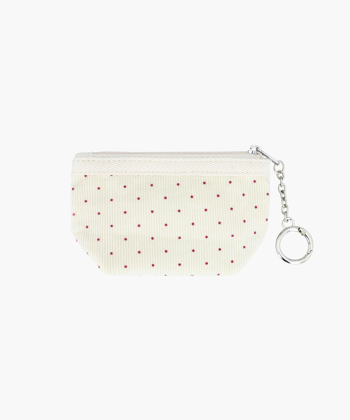 Marithe & Francois Girbaud - Mini Corduroy Pouch Keyring (Ivory) product image 2 | TRAB K-Fashion Australia