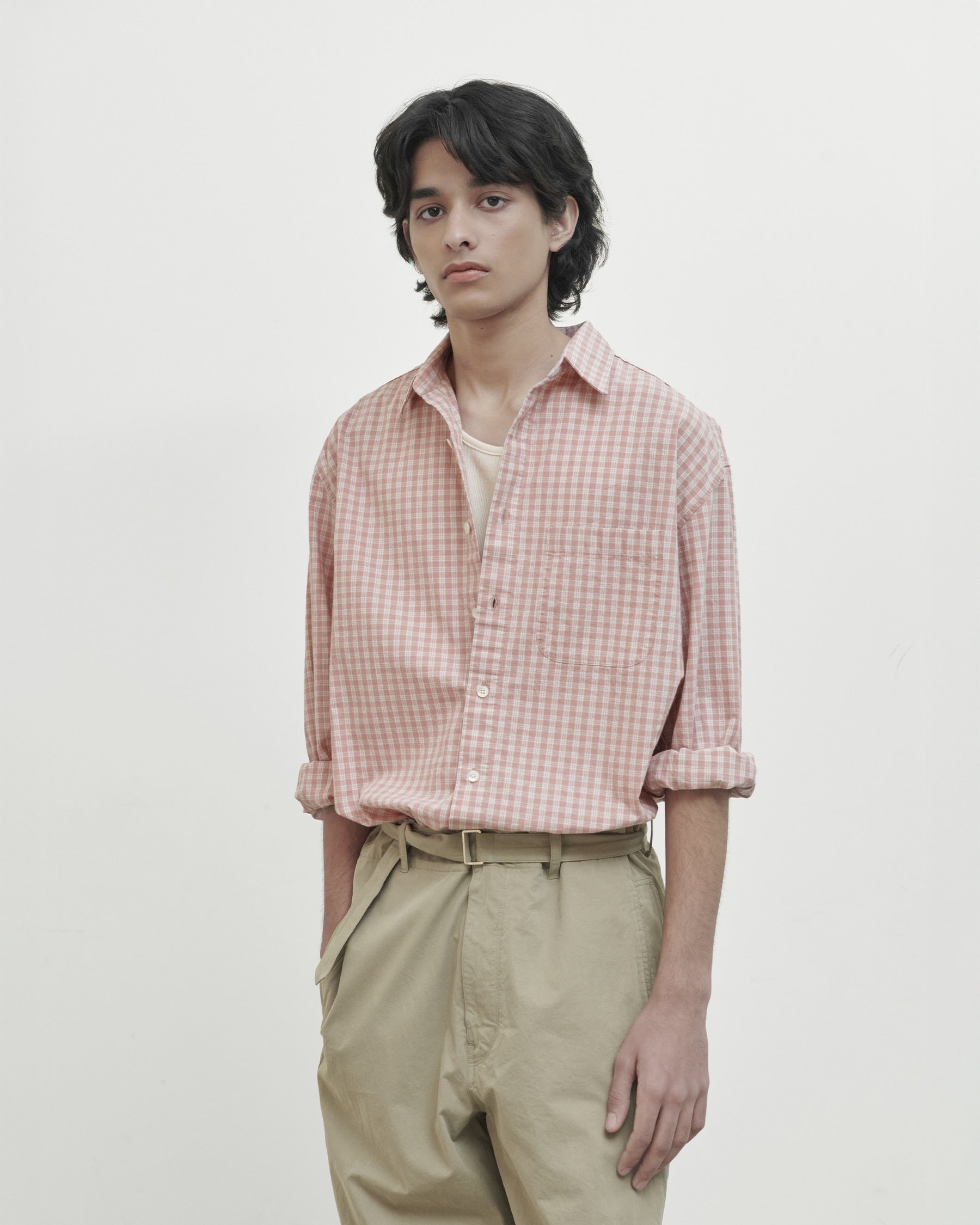 Brownyard - Steady Shirt (Pink Check) product image 1 | TRAB K-Fashion Australia