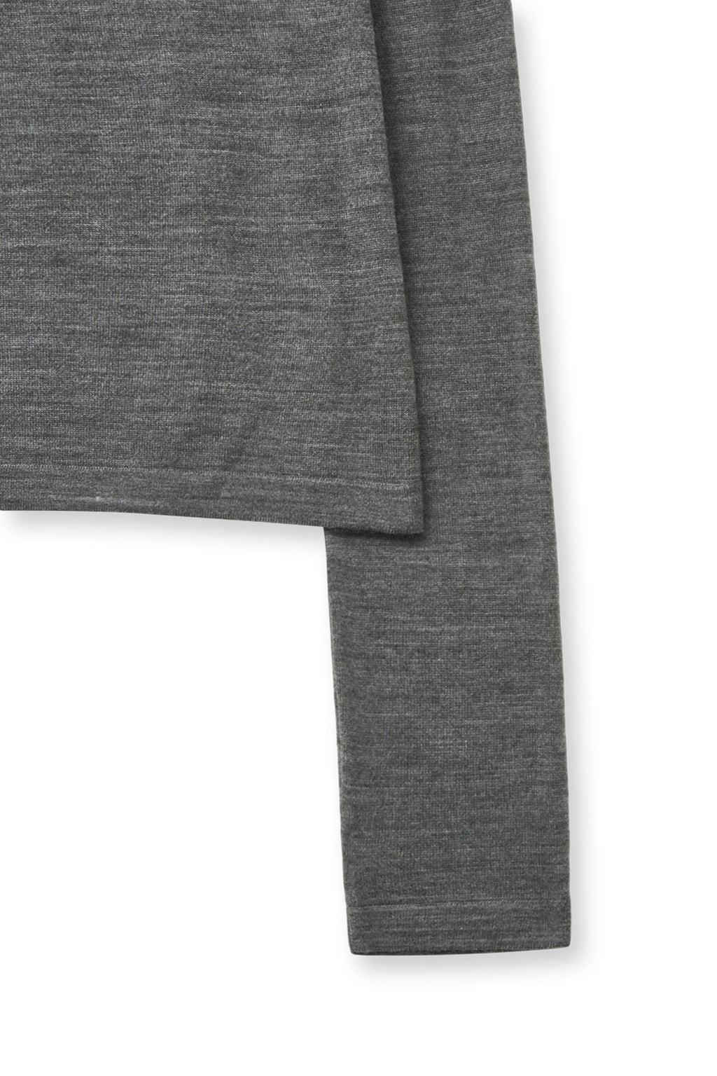 Matin Kim - Essential Boat Neck Knit Top (Grey) product image 5 | TRAB K-Fashion Australia