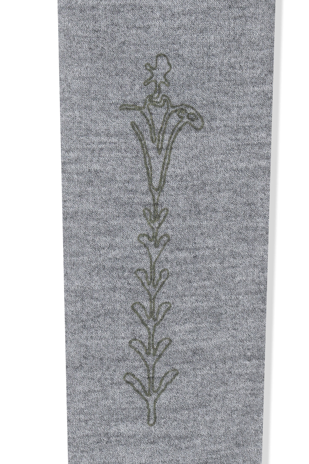 Matin Kim - Matin Sleeve Graphic Sheer Knit Pullover (Grey) product image 6 | TRAB K-Fashion Australia