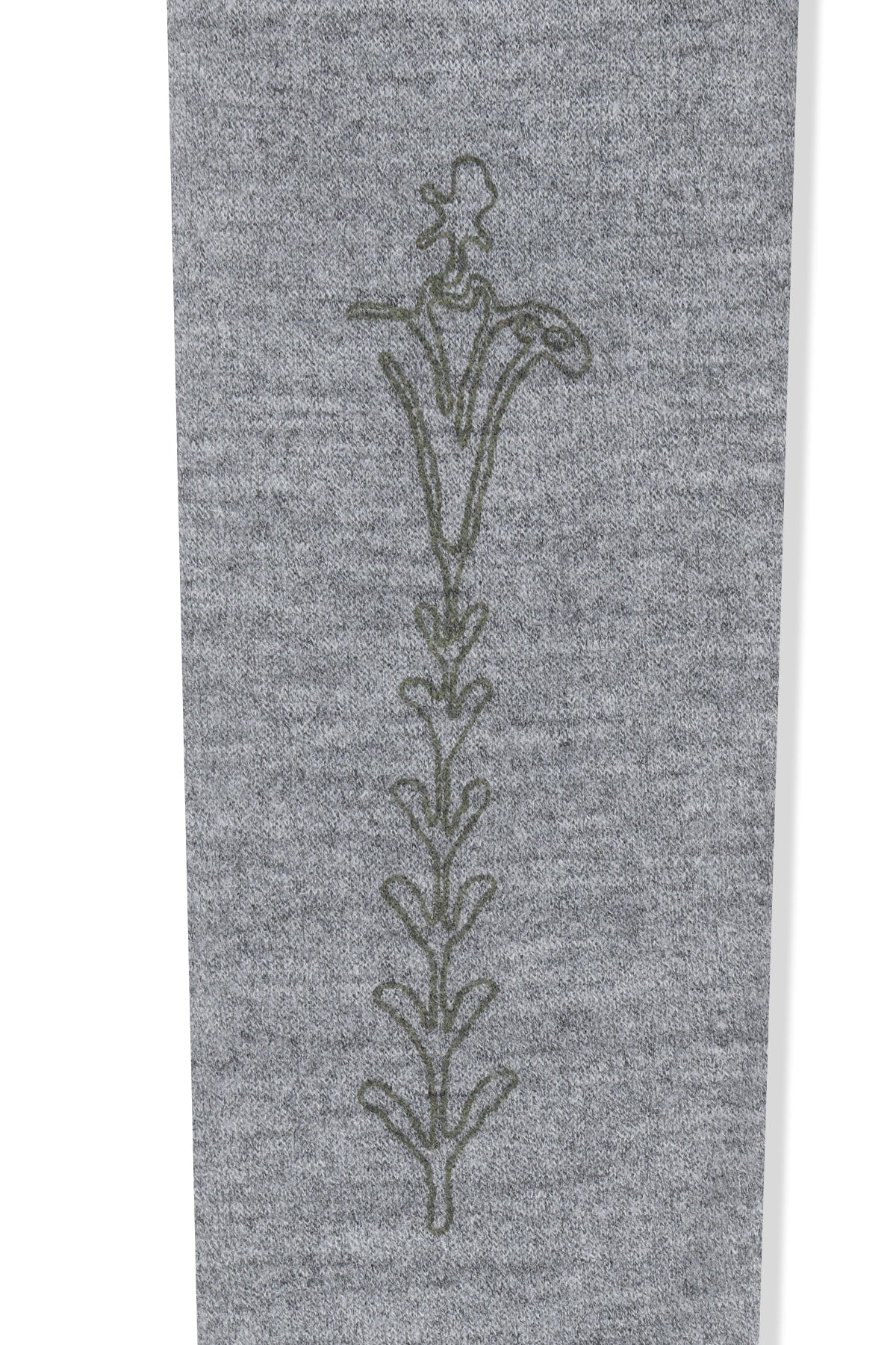 Matin Kim - Matin Sleeve Graphic Sheer Knit Pullover (Grey) product image 6 | TRAB K-Fashion Australia