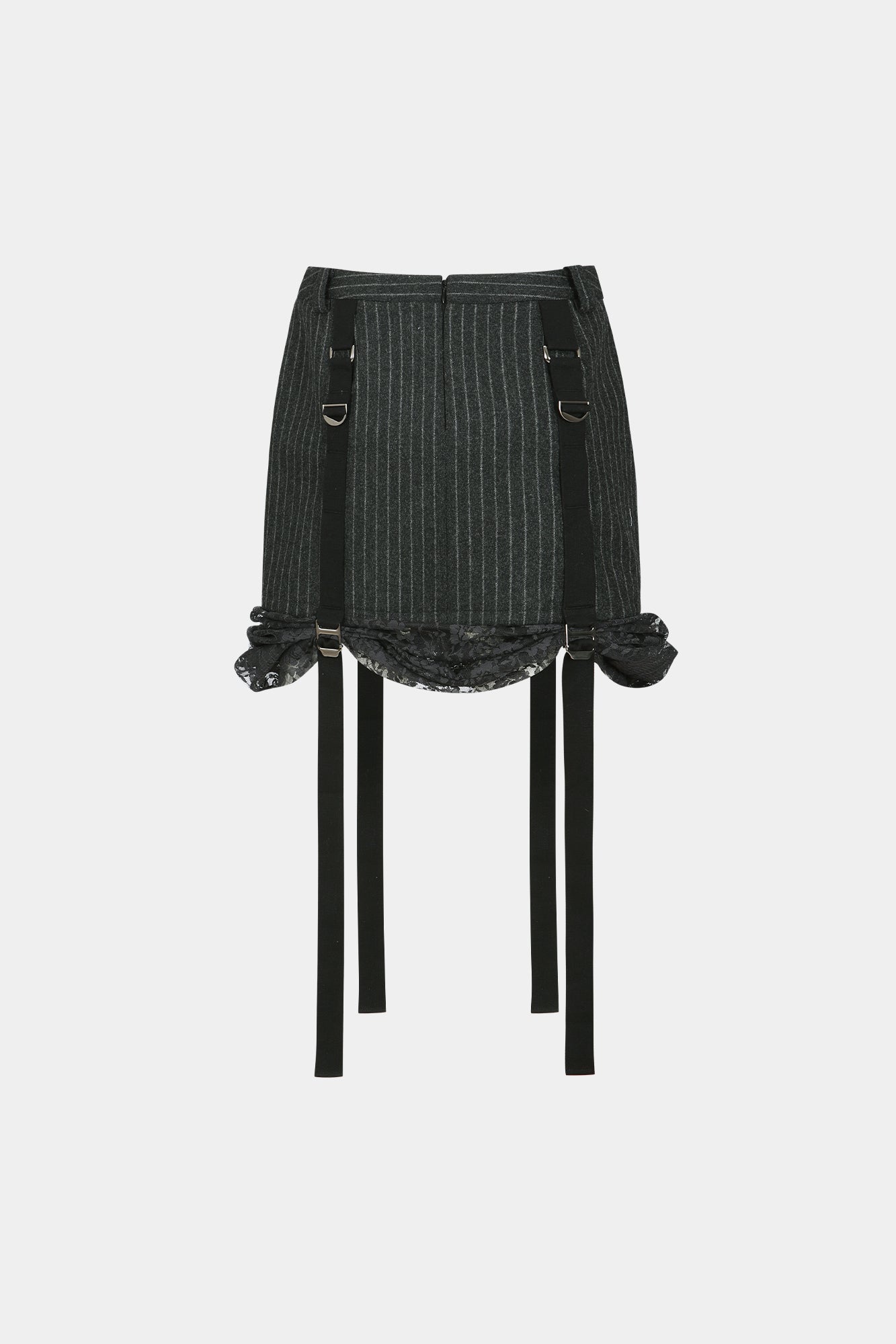Andersson Bell - Parachute Gear Wool Skirt (Grey) product image 8 | TRAB K-Fashion Australia