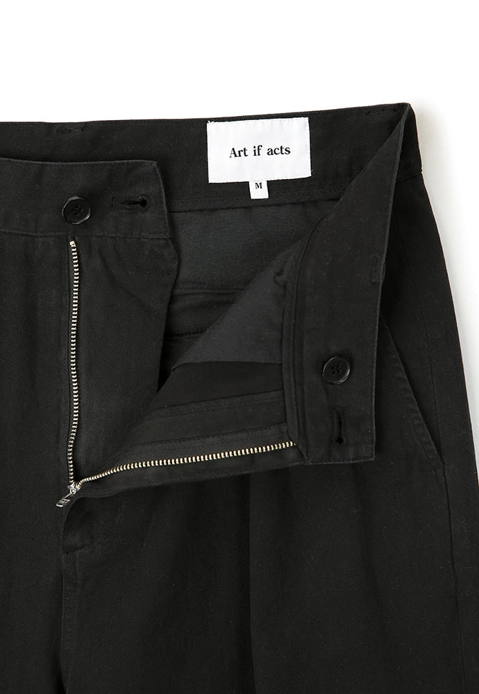 Art if acts - One Tuck Chino Pants (Faded Black) product image 13 | TRAB K-Fashion Australia