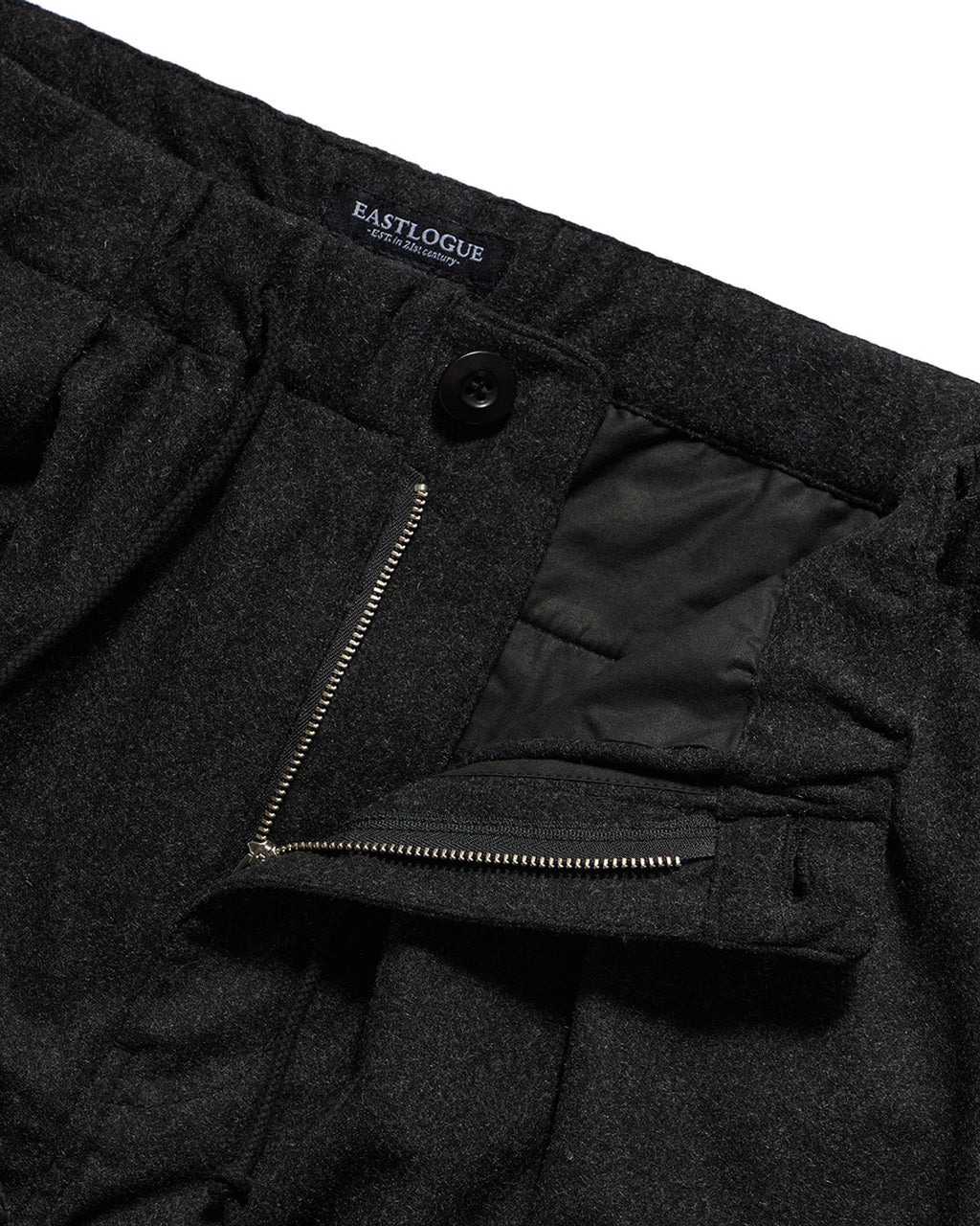 Eastlogue - Parachute Shell Easy Pants (Charcoal Wool) product image 7 | TRAB K-Fashion Australia