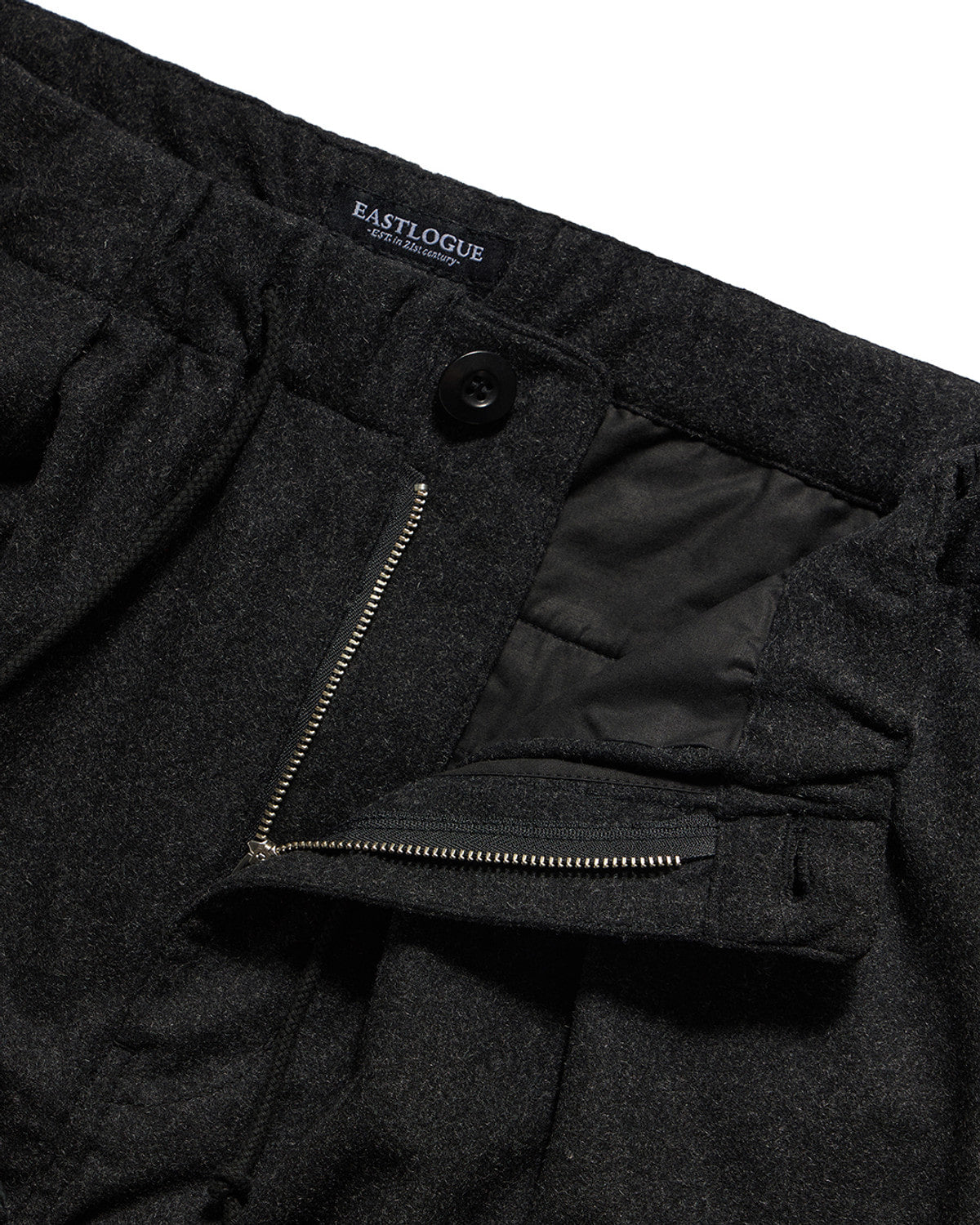 Eastlogue - Parachute Shell Easy Pants (Charcoal Wool) product image 7 | TRAB K-Fashion Australia