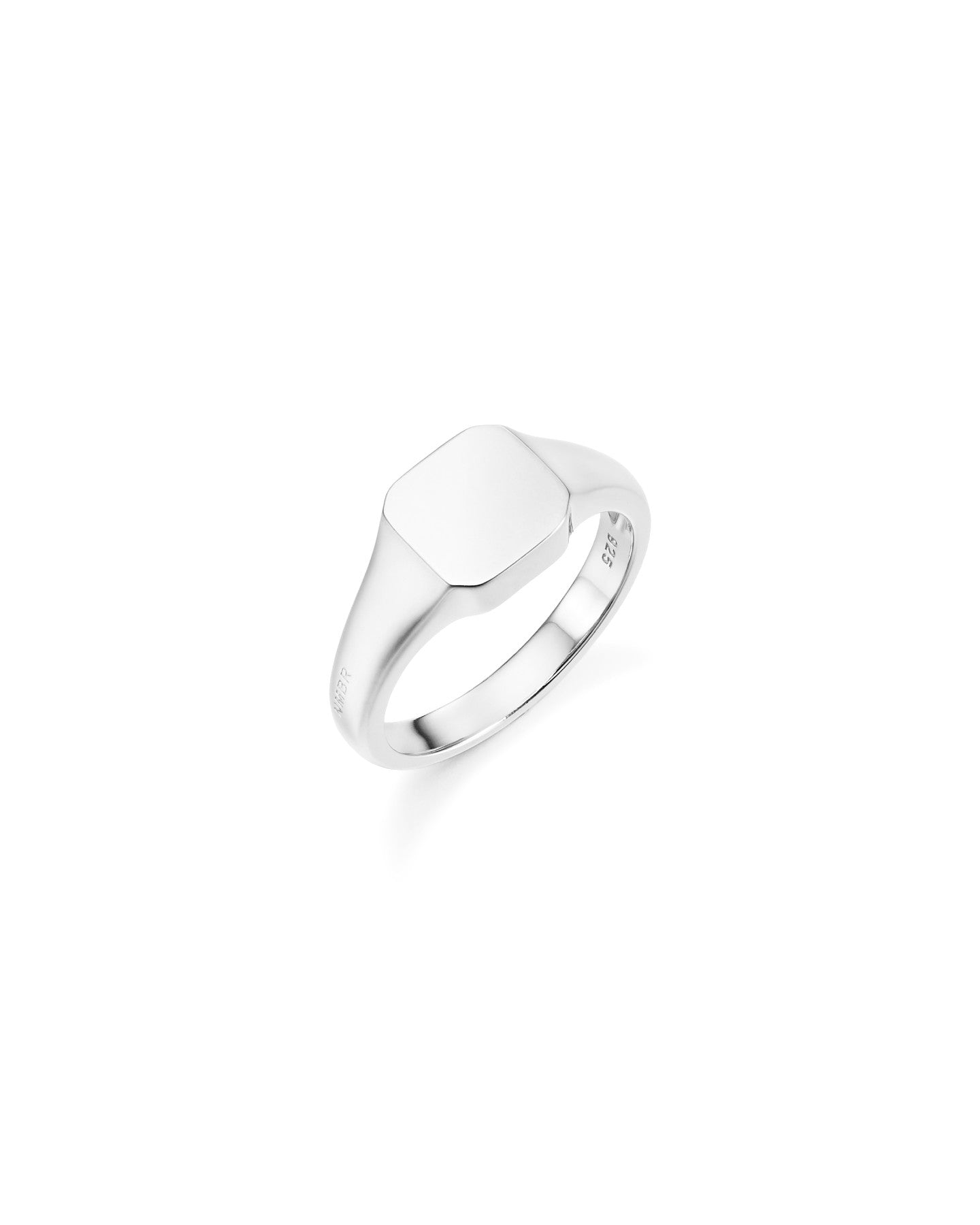 Numbering - Square Signet Pinky Ring #8523 product image 7 | TRAB K-Fashion Australia