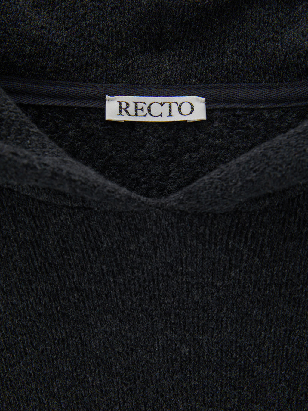 Recto - Mens Rc Embroidered Hoodie (Charcoal Grey) product image 3 | TRAB K-Fashion Australia