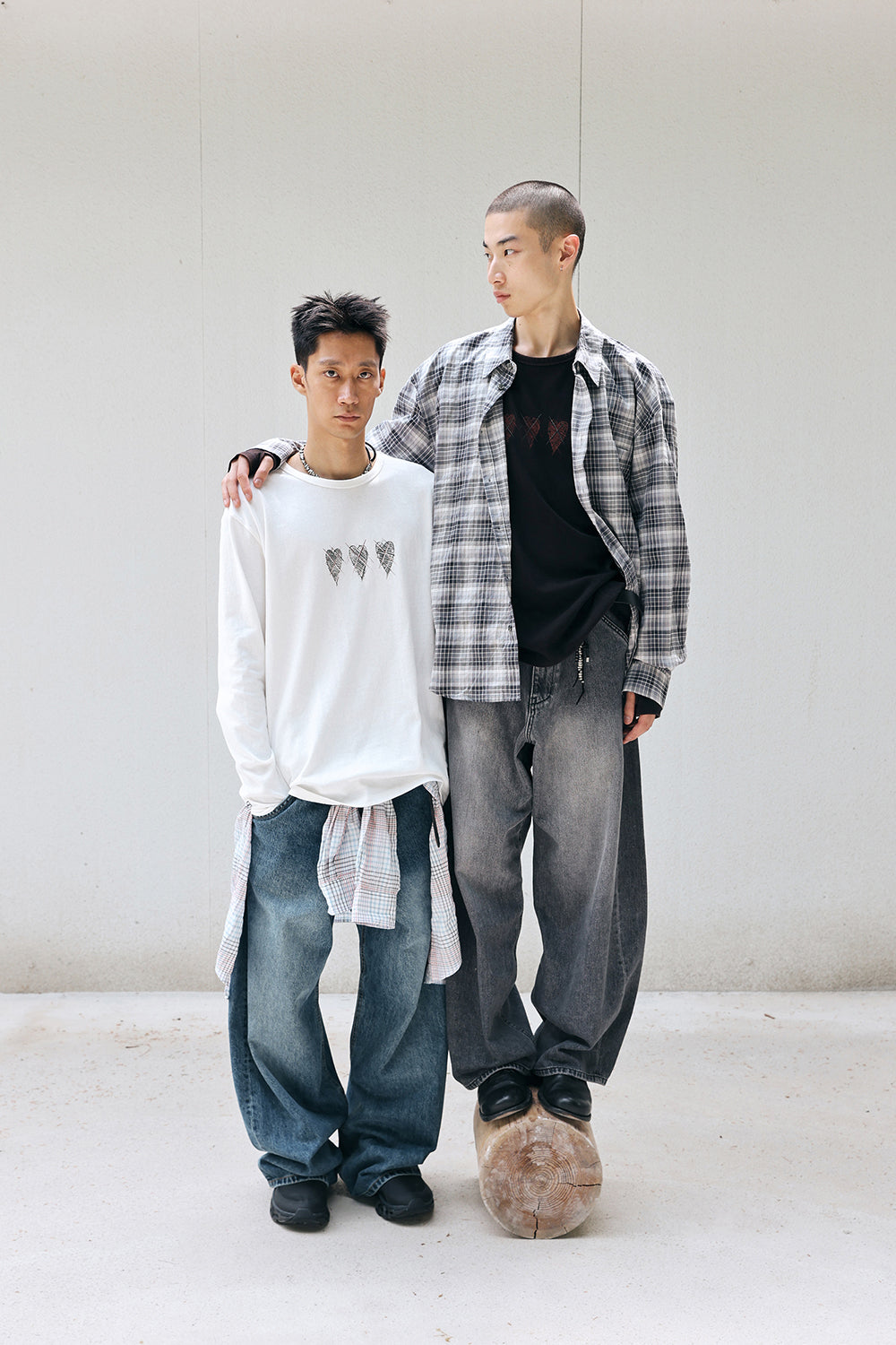 Hatchingroom - Classic Shirt Multi Check (Grey) product image 6 | TRAB K-Fashion Australia