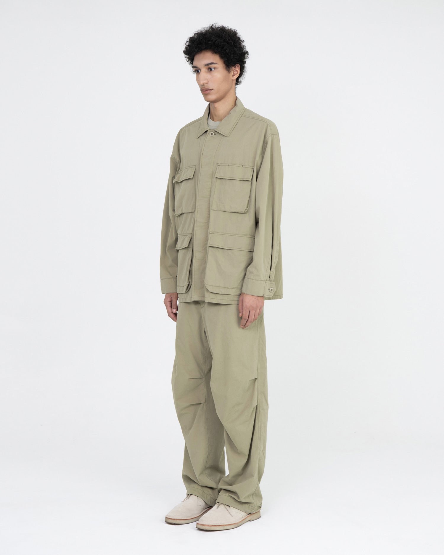 Brownyard - Washed Bdu Jacket (Dark Beige) product image 4 | TRAB K-Fashion Australia