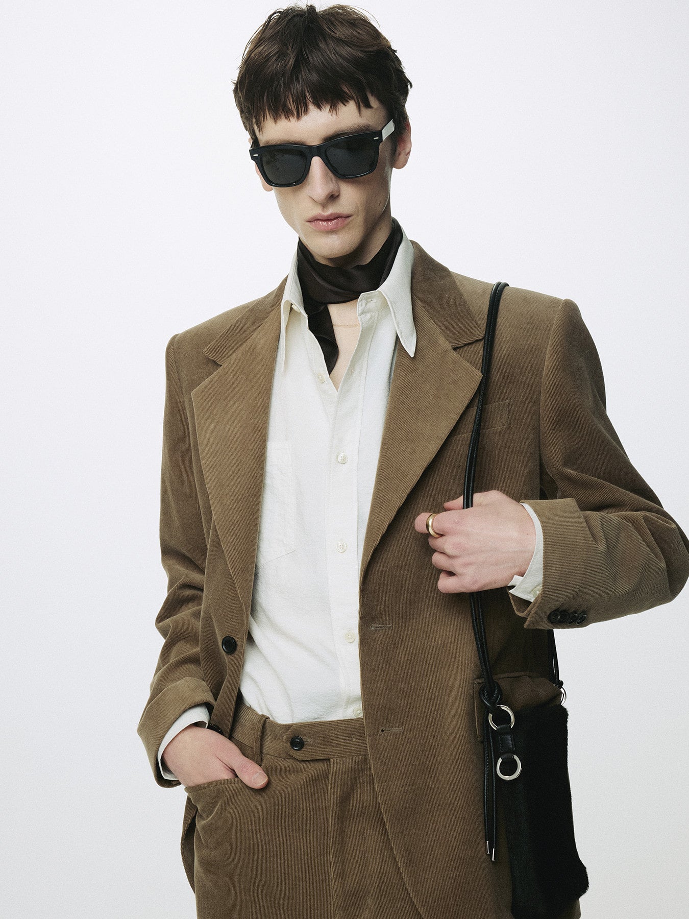 Tonywack - Corduroy Single-Breasted Jacket (Beige Taupe) product image 7 | TRAB K-Fashion Australia