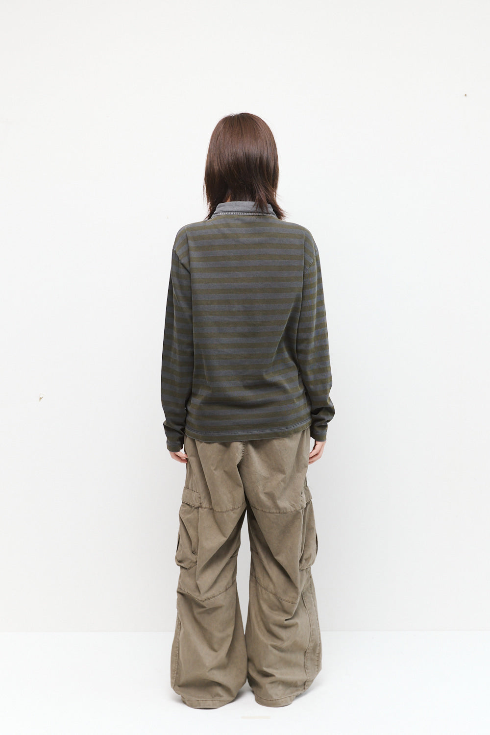 Hatchingroom - VTG Stripe Polo Tee Dyed (Yellow) product image 5 | TRAB K-Fashion Australia