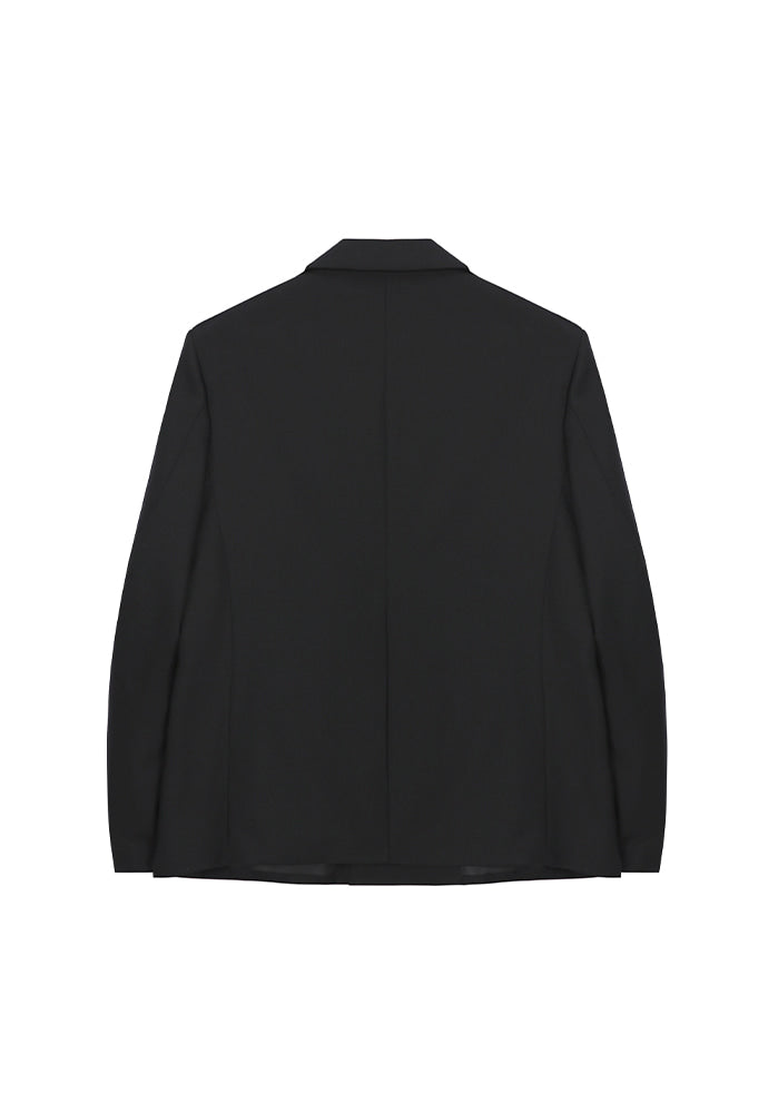 Tonywack - Tailored Double Breasted Blazer (Black) product image 7 | TRAB K-Fashion Australia