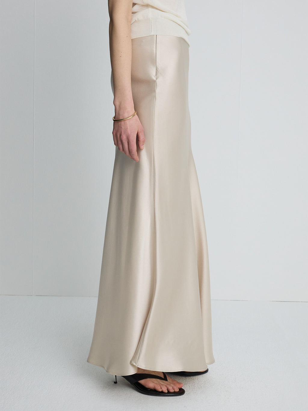 Tonywack - Slip Maxi Skirt (Beige) product image 3 | TRAB K-Fashion Australia