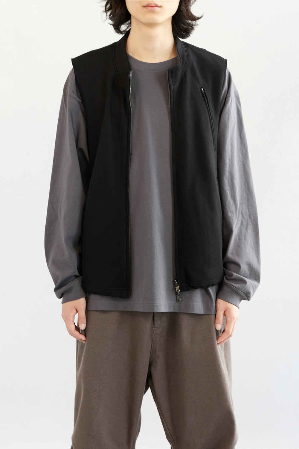 Hatchingroom - Reversible Jersey Vest (Black) product image 14 | TRAB K-Fashion Australia