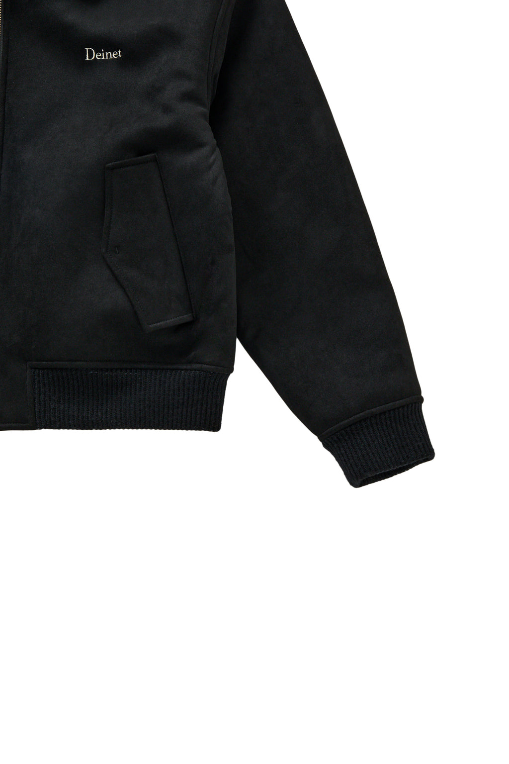 Deinet - Faux Suede Fur Mustang Jacket (Black) product image 6 | TRAB K-Fashion Australia