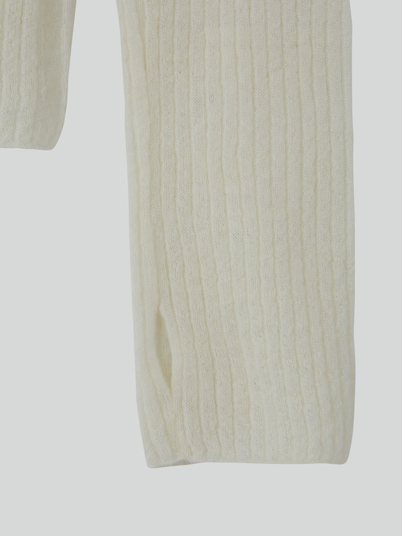 Recto - Hairy Balaclava Knit Top (Cream) product image 13 | TRAB K-Fashion Australia