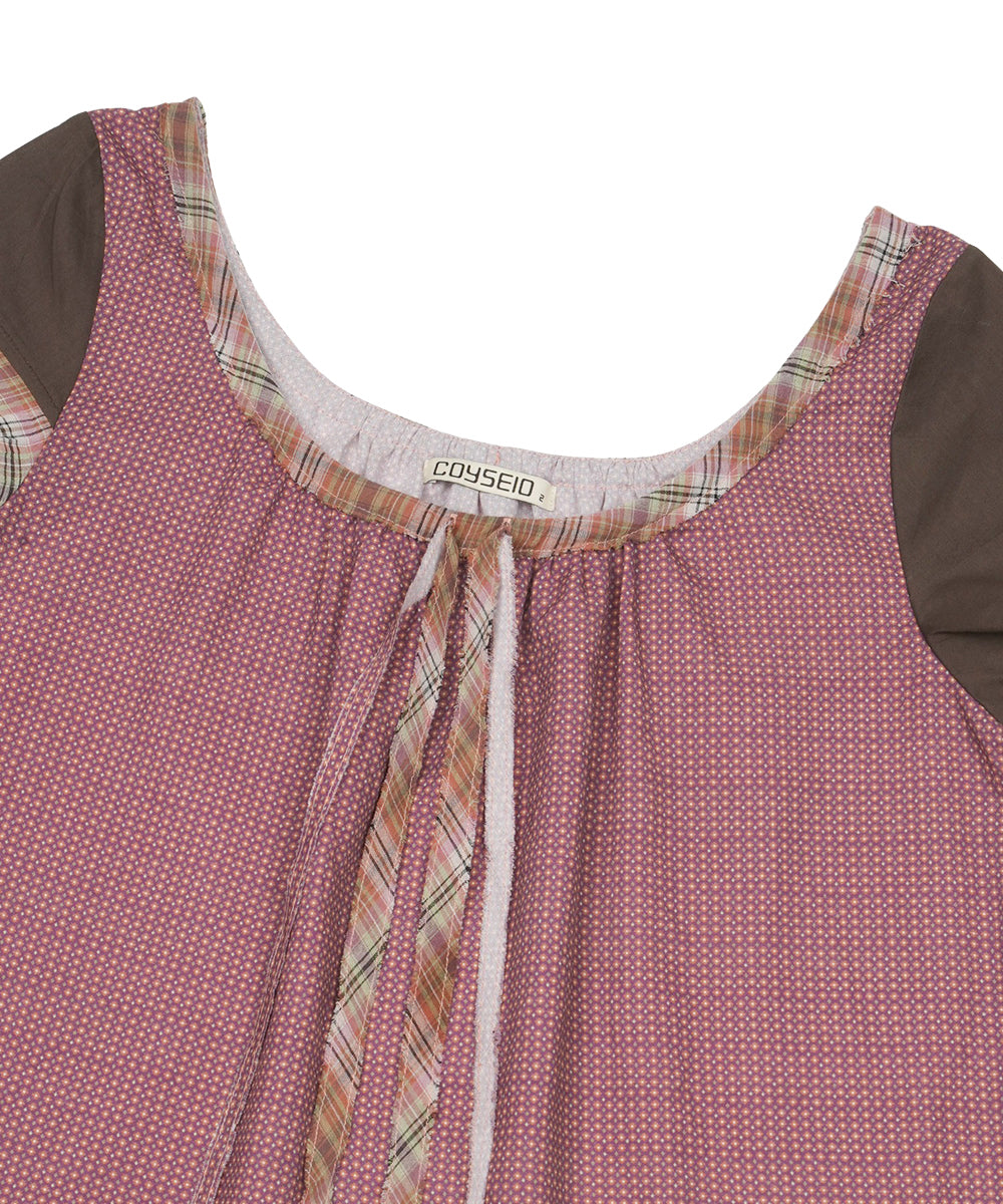 Coyseio - Strap Shirring Blouse (Brown) product image 16 | TRAB K-Fashion Australia