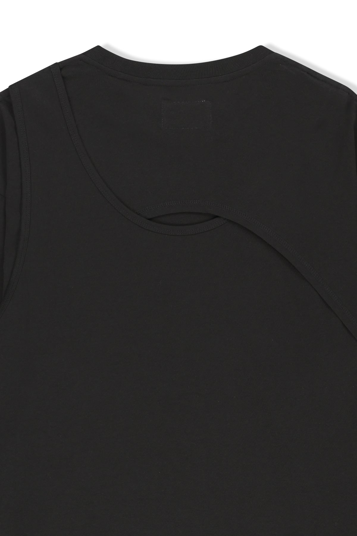 Matin Kim - Cross Back Layered Top (Black) product image 5 | TRAB K-Fashion Australia